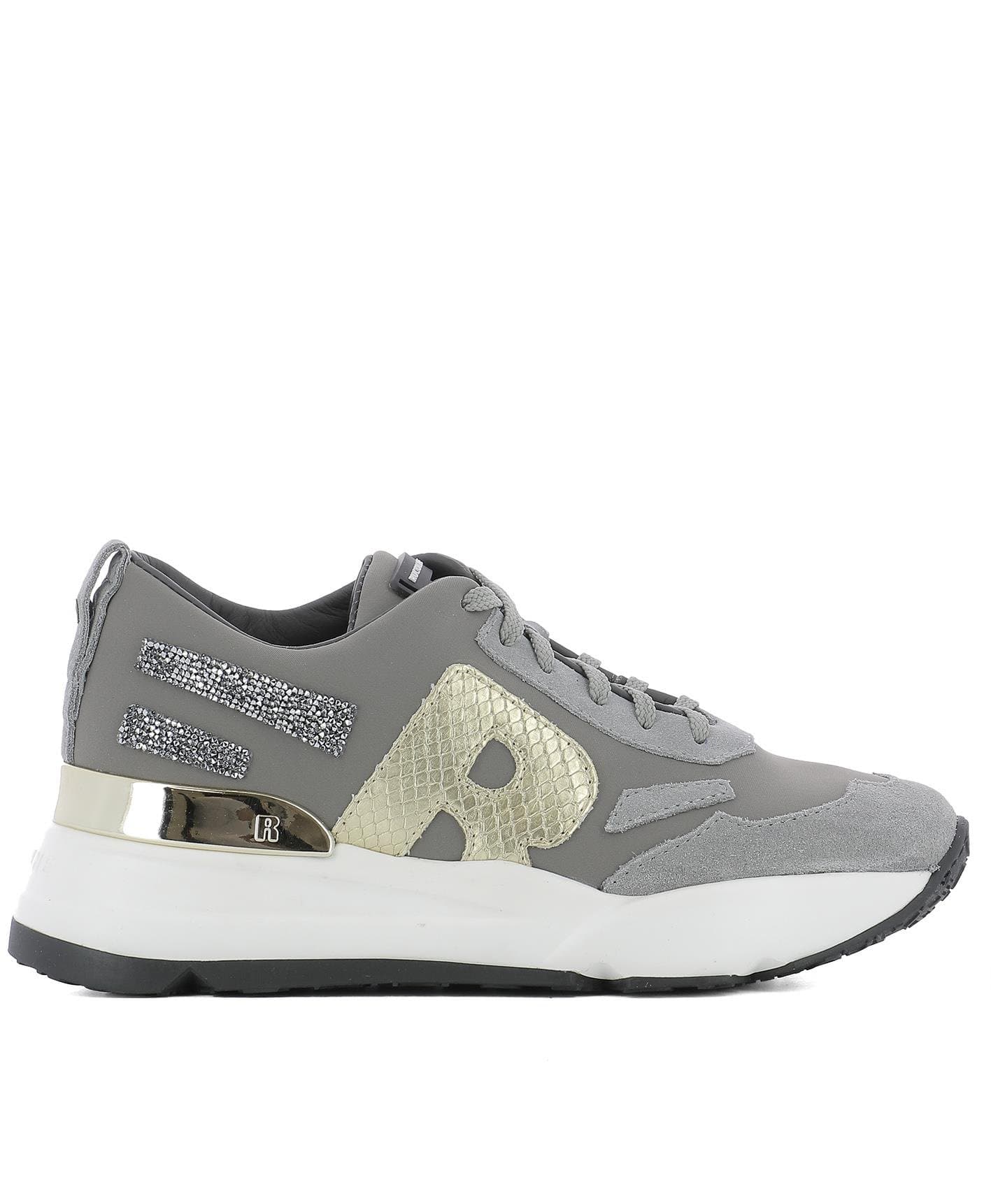 rucoline Ruco Line Women's 4000TOPMELOGSWGRIGIO Grey Polyamide Sneakers