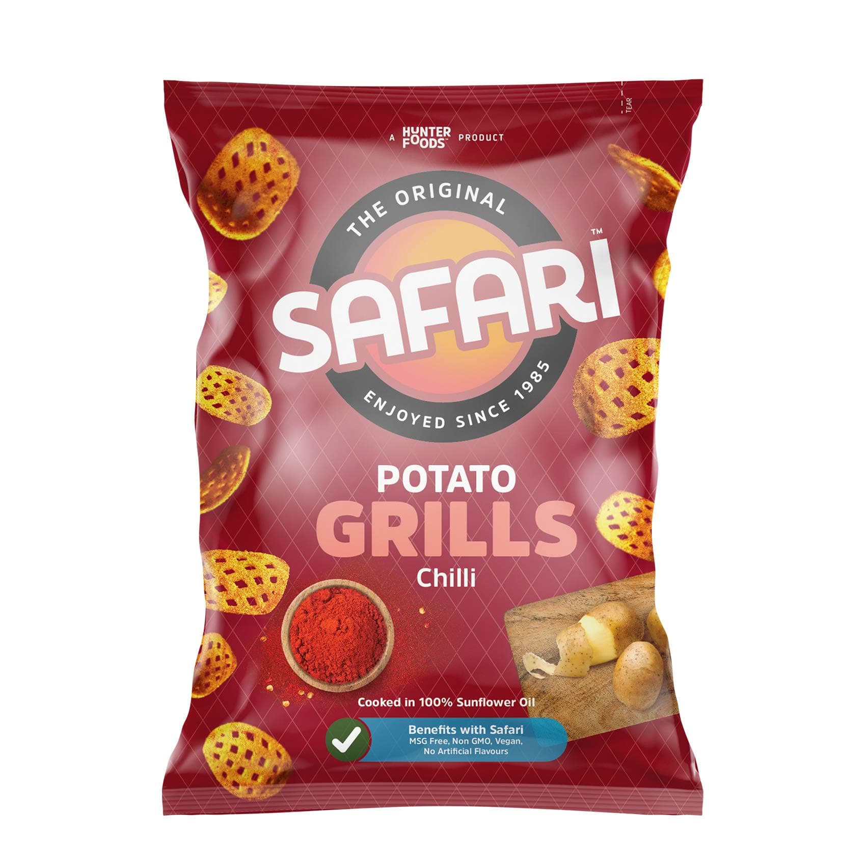 Safari Potato Grills Chilli, 60gm