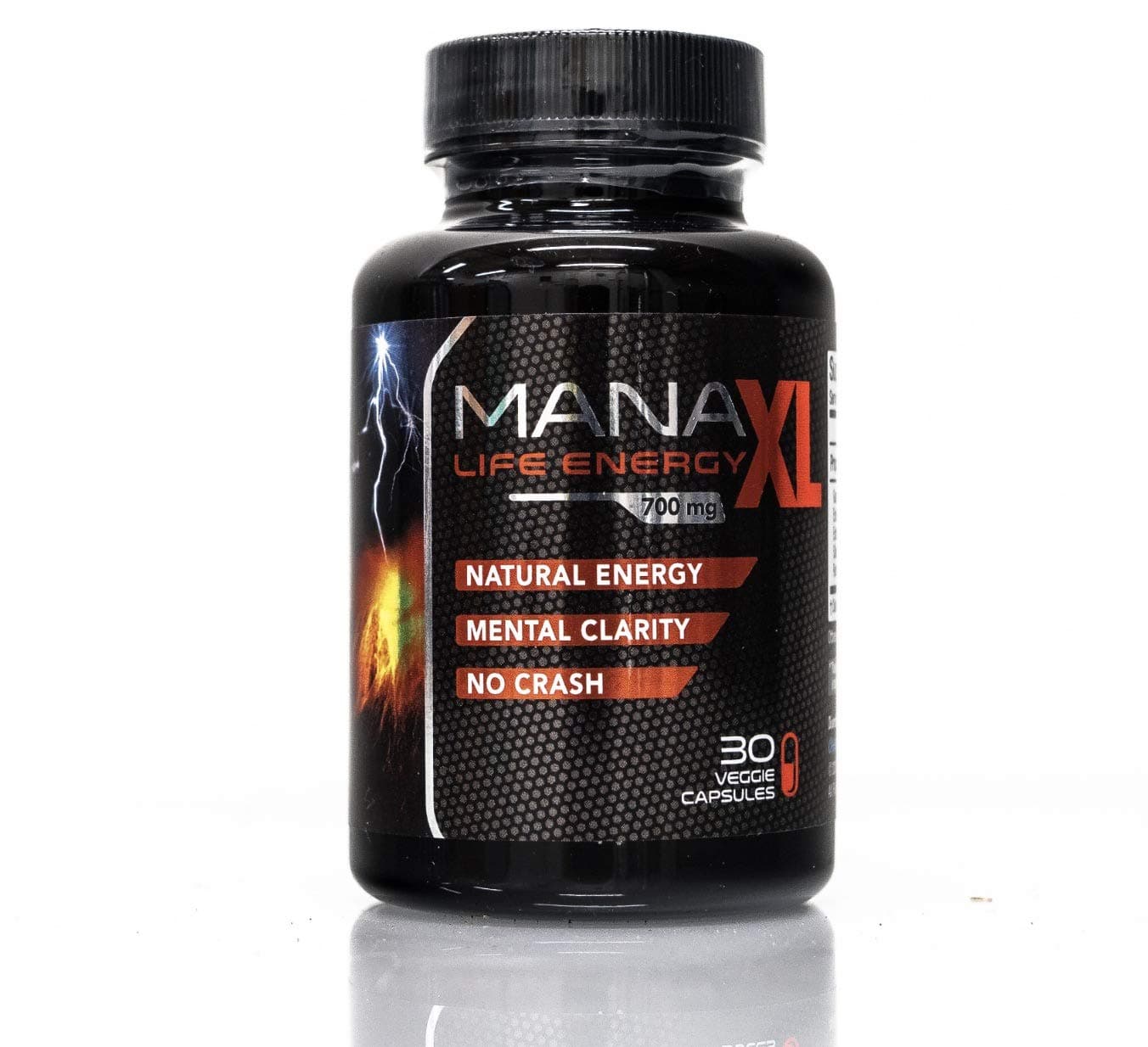 Energy-Natural Energy Supplement, Focus, Clarity, Brain Fog, Athletic Performance, Fatigue, Mood, Vegan Caps, Non GMO, NO Crash!