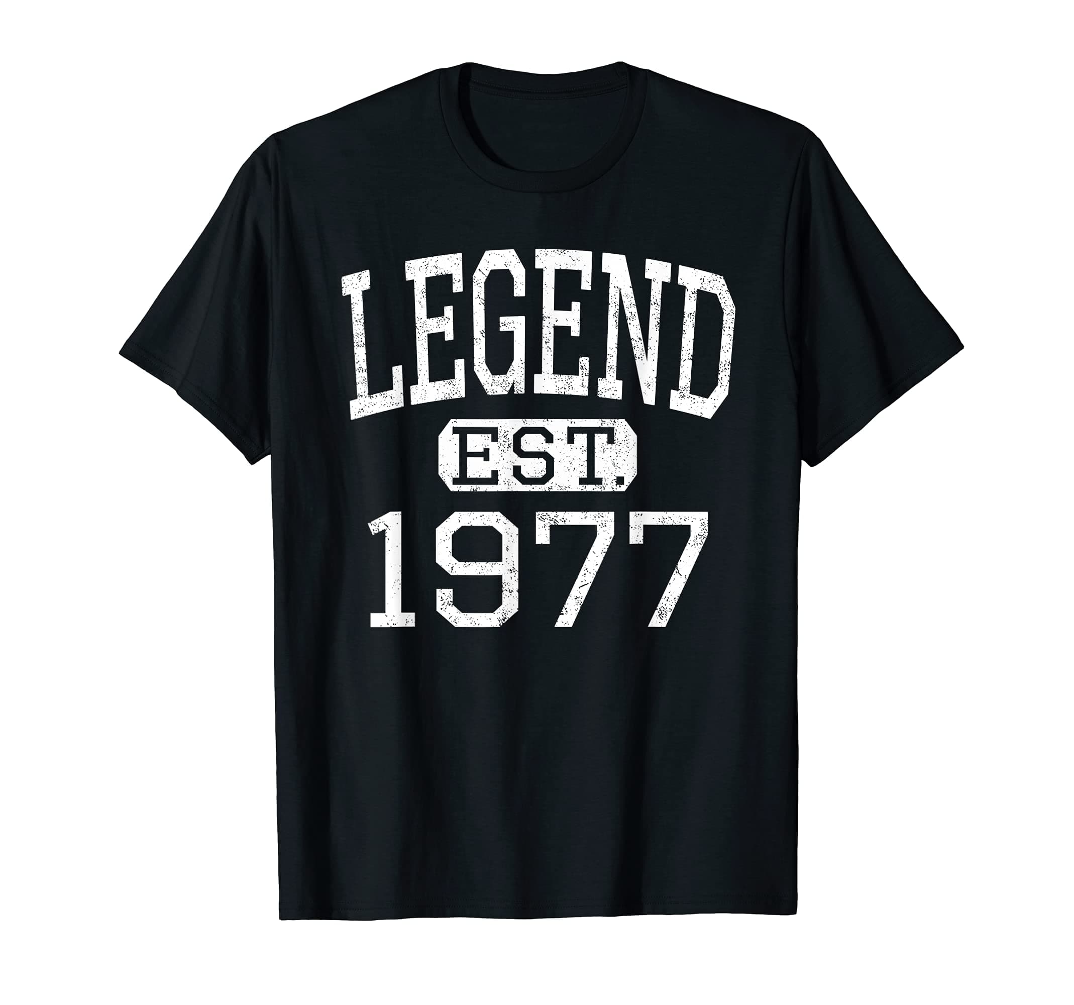 Legend Established 1977 Vintage Style Born 1977 Birthday T-Shirt