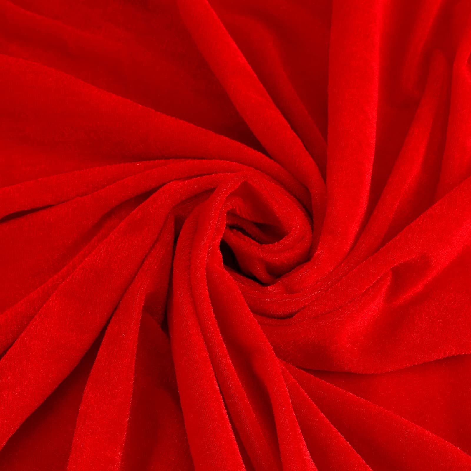 PINGEUI 10 Yards x 65 Inches Red Velvet Fabric, Low Stretch Velvet Fabric by The Yard for Sewing Craft Making, Home Decoration DIY Crafts