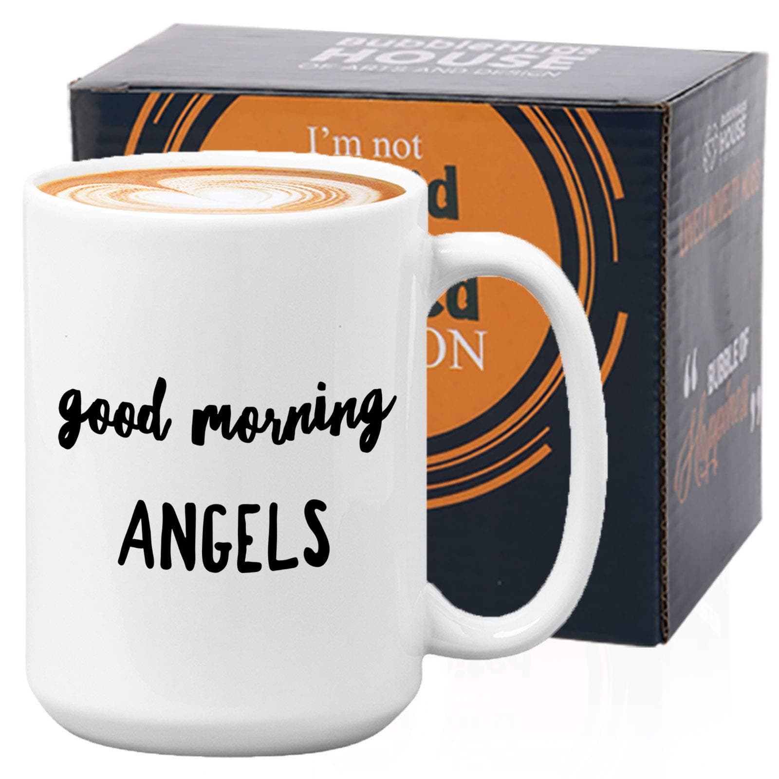Comedy Film Coffee Mug 15 Oz - Good Morning Angels - Quotes American TV Series Comedy Action Lovers Fan Mother Father Brother Sister Son Daughter