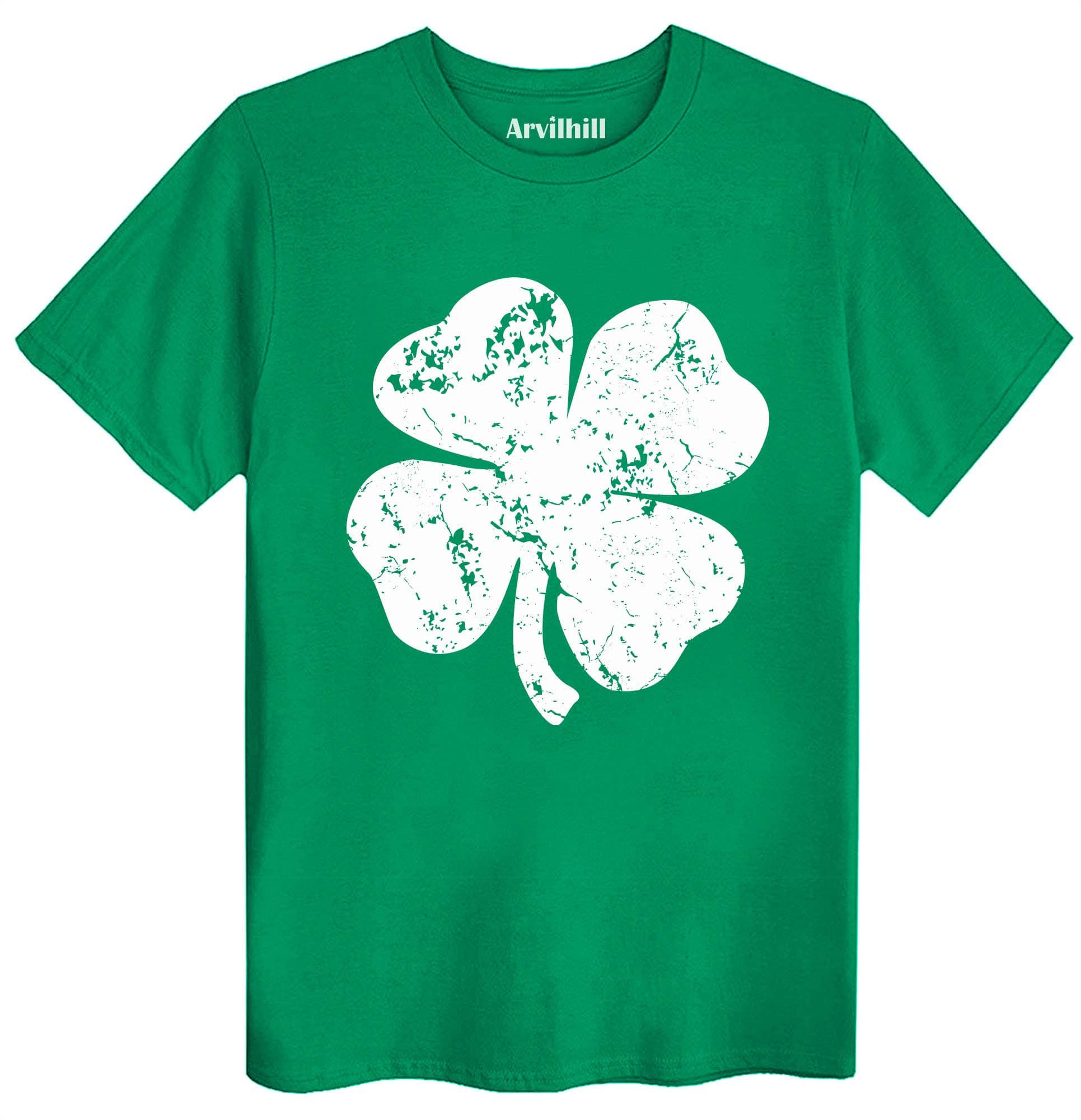 Arvilhill Men's Irish Shamrock ST Patrick's Day T Shirt