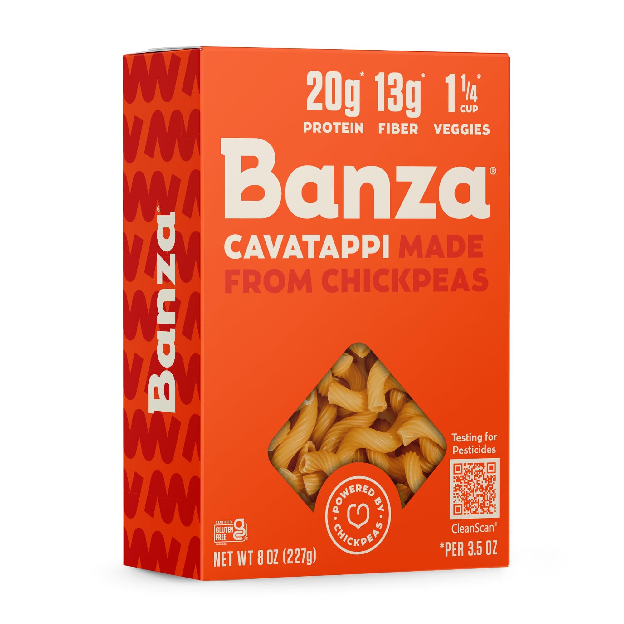 Cavatappi Pasta from Chickpeas - Gluten Free, High Protein, and Lower Carb Protein Cavatappi Chickpea Pasta - 8oz