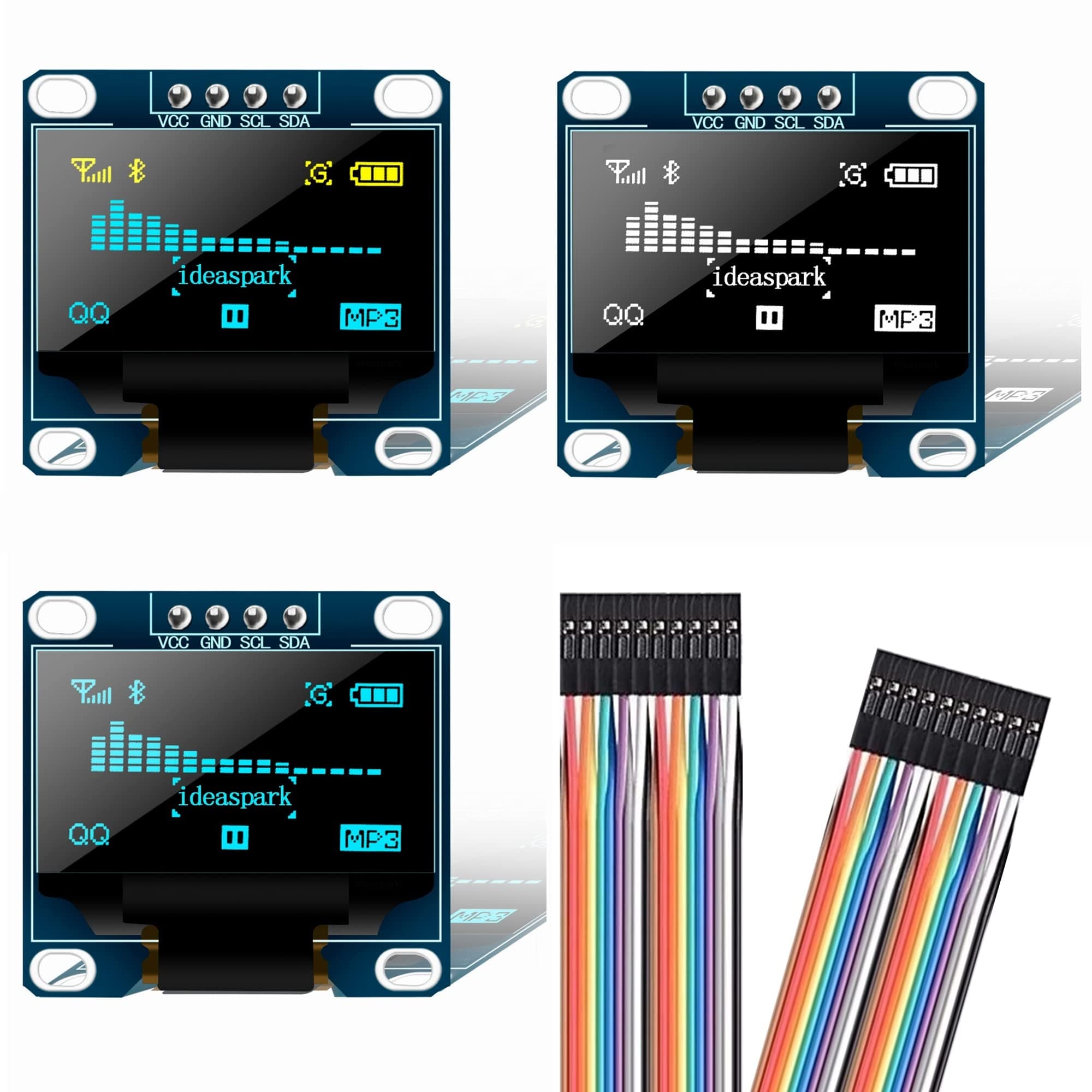 3pcs 0.96'' OLED Display