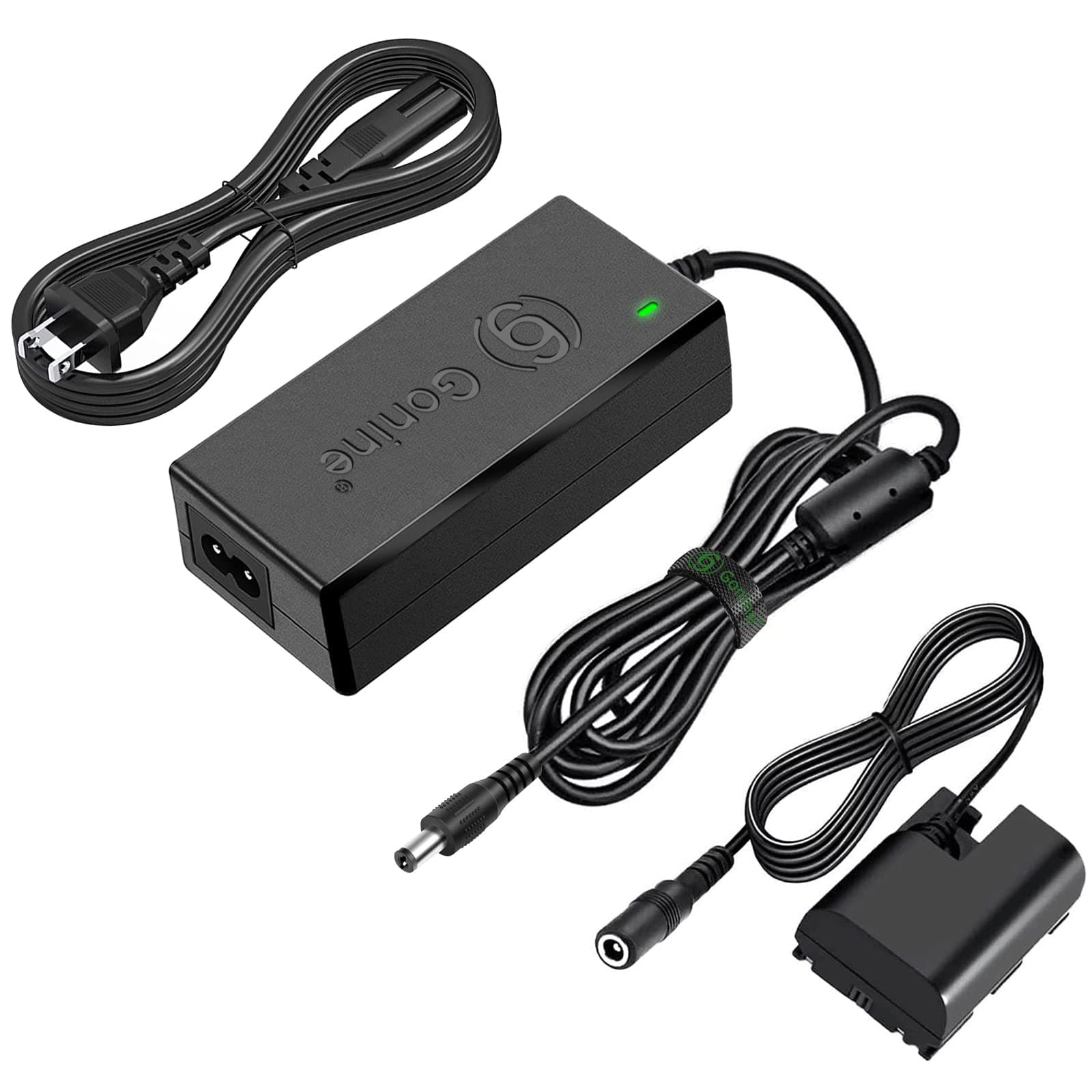 for Canon Dummy Battery LP-E6 LP-E6N LP-E6NH, ACK-E6 AC Power Adapter Kit, fit for Canon EOS R R5 R5C R6 R7, 90D 80D 70D 60D, 7D 6D, 6D Mark II, 7D Mark II, 5D Mark II III IV Cameras.