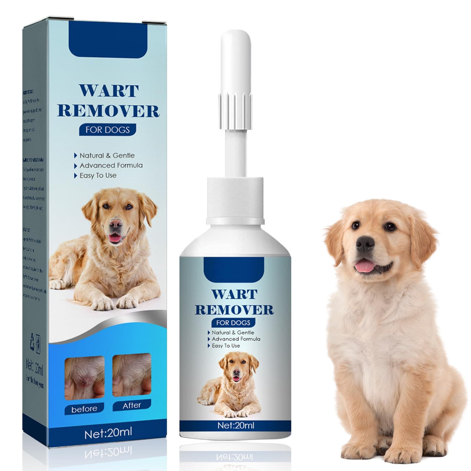 Wart Remover for Dog - Dog Wart Remover - Dog Skin Tag - Dog Wart Remover - Skin Tag Removal Dog - Strong Warts Remover Dogs - No Harm - Natural Ingredients