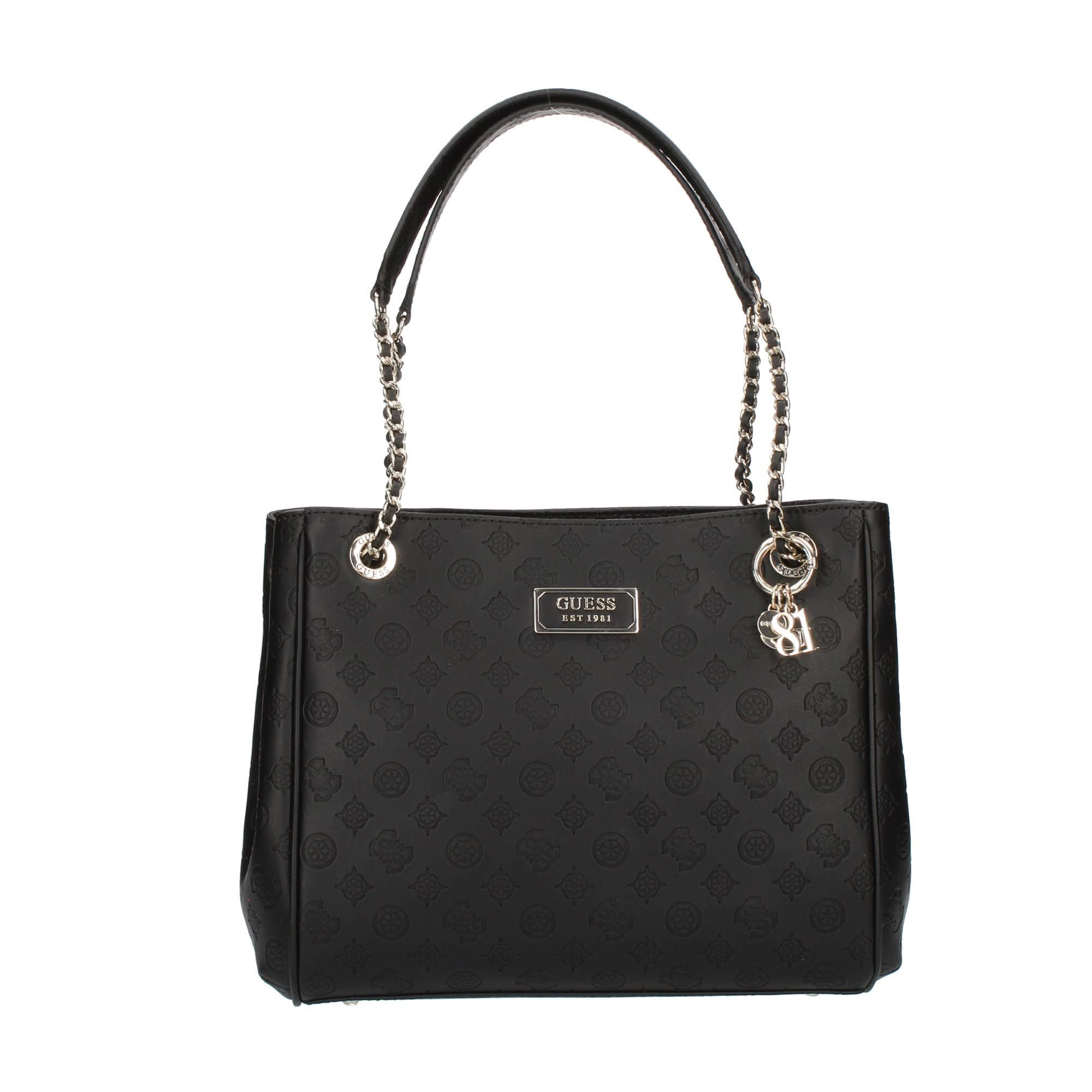 GUESS Logo Love Girlfriend Carryall Black