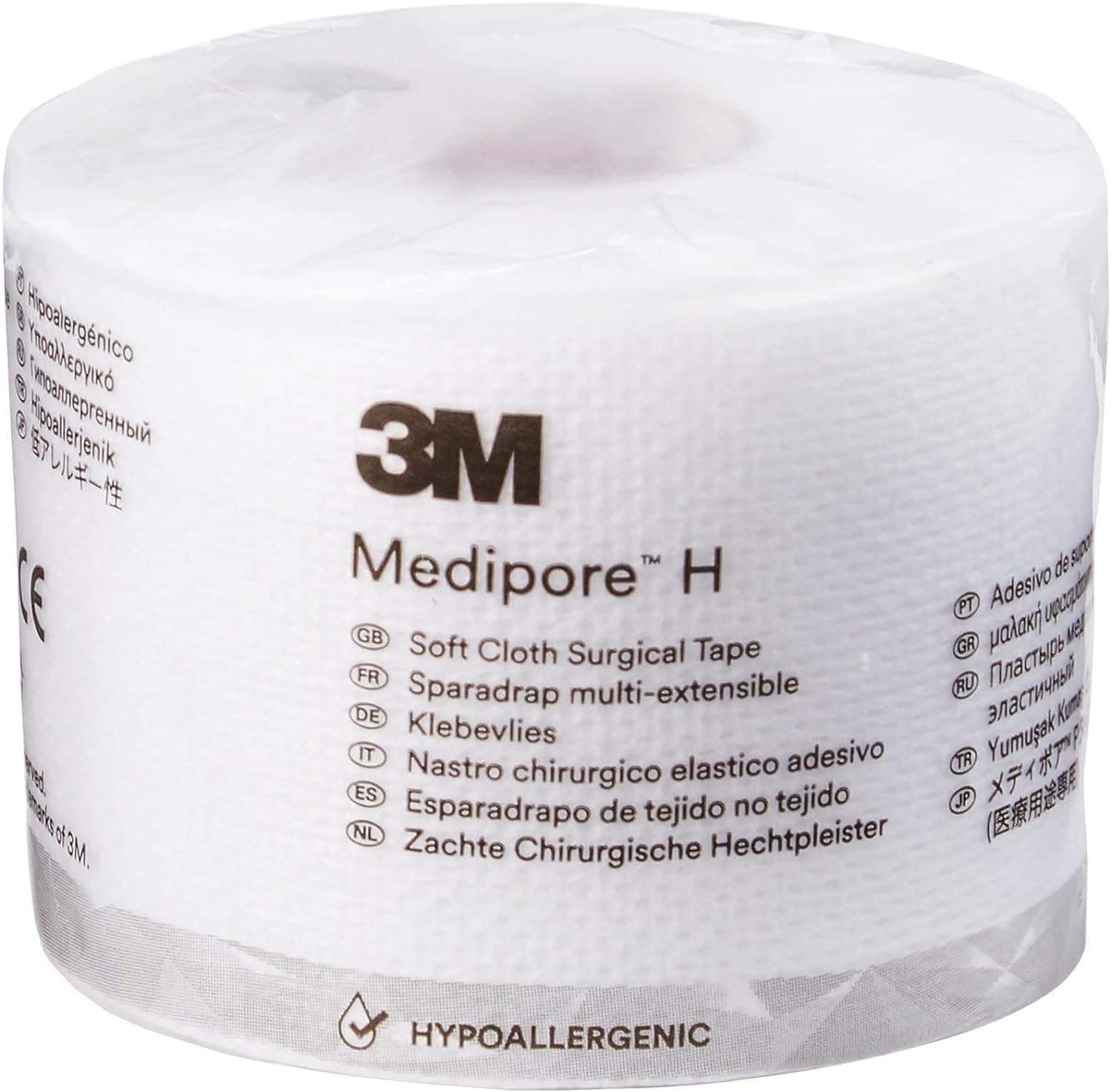 Healthcare Corp Medipore Hypoallergenic Soft Cloth Surgical Tape 2" X 10 Yds, White, Excellent Adhesion, Water Resistant, Each
