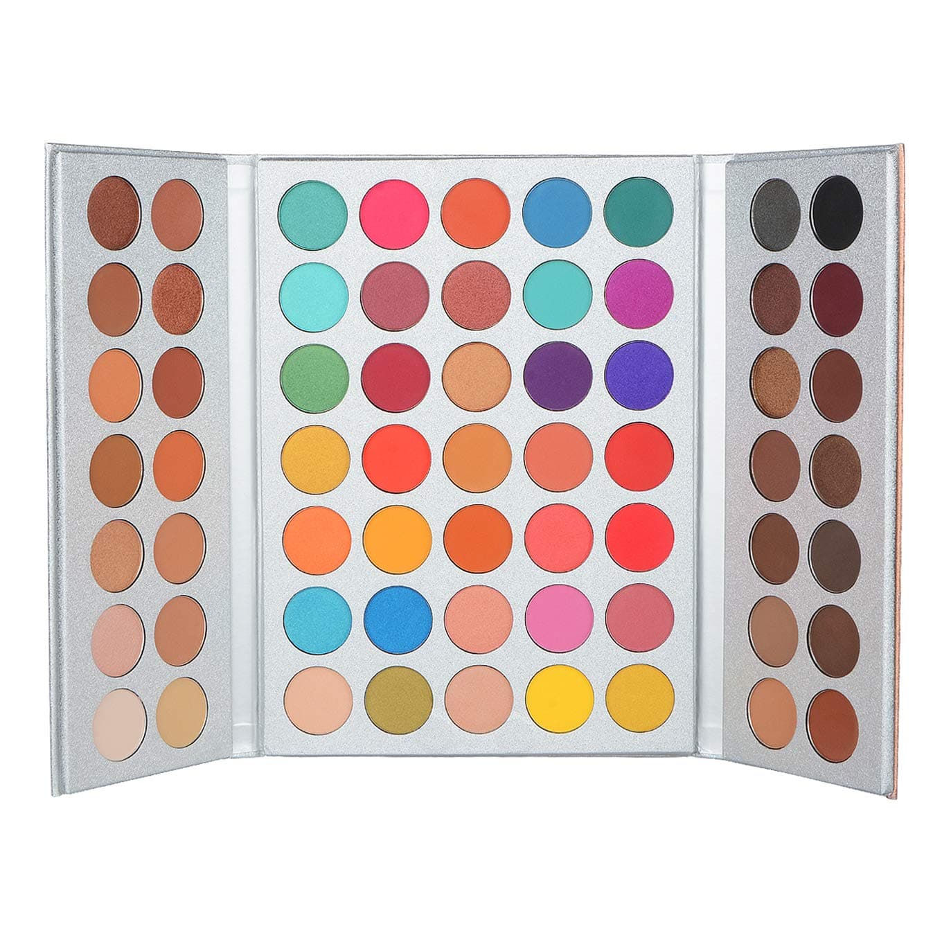 Pannow Eyeshadow Palette 63 Colors (Matte + Shimmer) Makeup Highly Pigmented Waterproof Eye Shadows Cosmetic