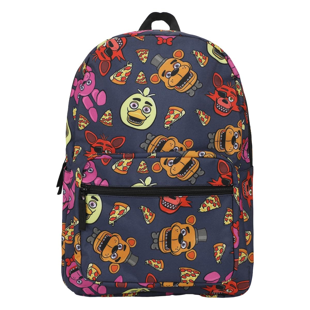 Bioworld Five Nights At Freddy's Characters School Backpack, FNAF Chica Foxy Bonnie