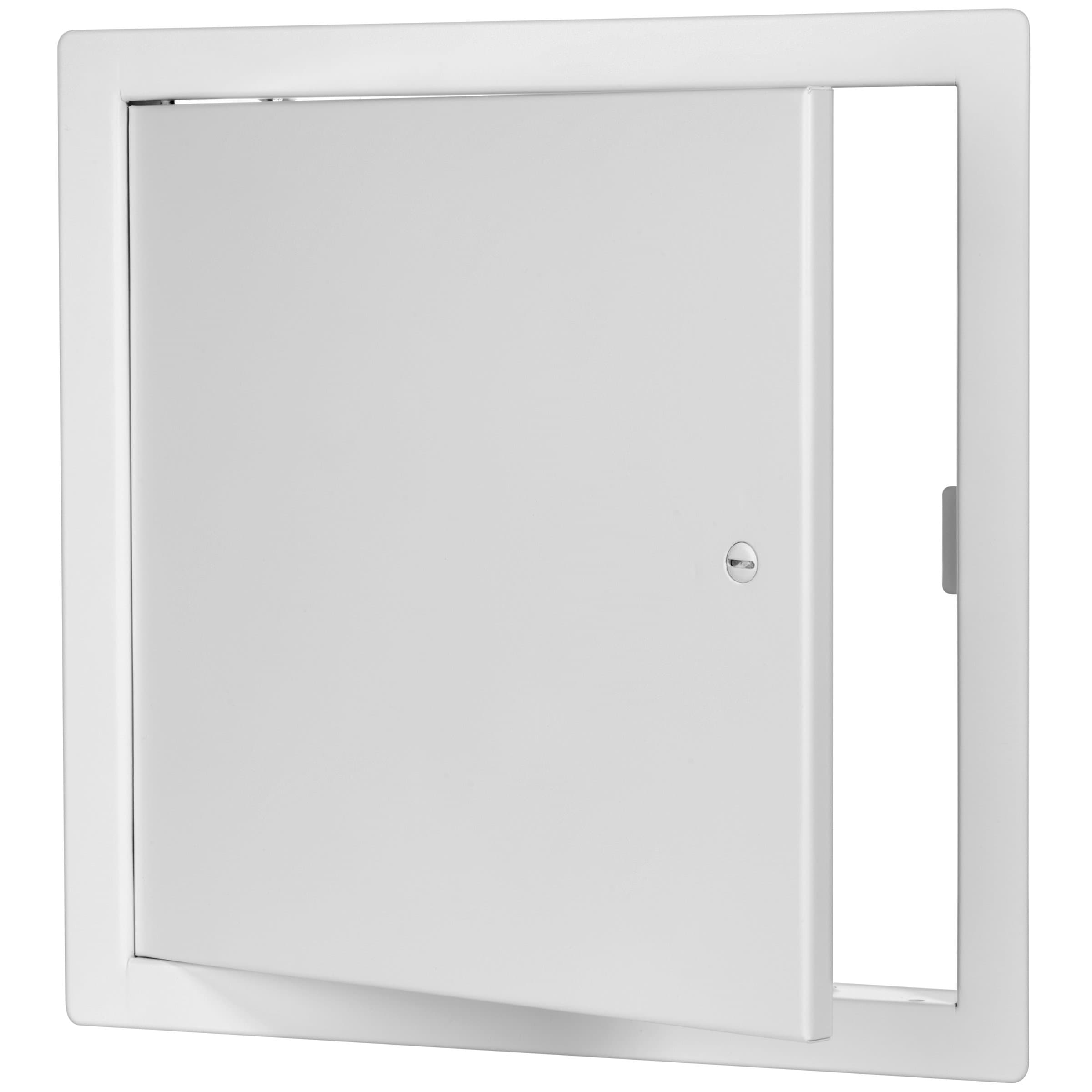 Premier Access Doors 2002 Series Steel Access Door, 24 x 24 Flush Universal Mount, White (Screwdriver Latch)