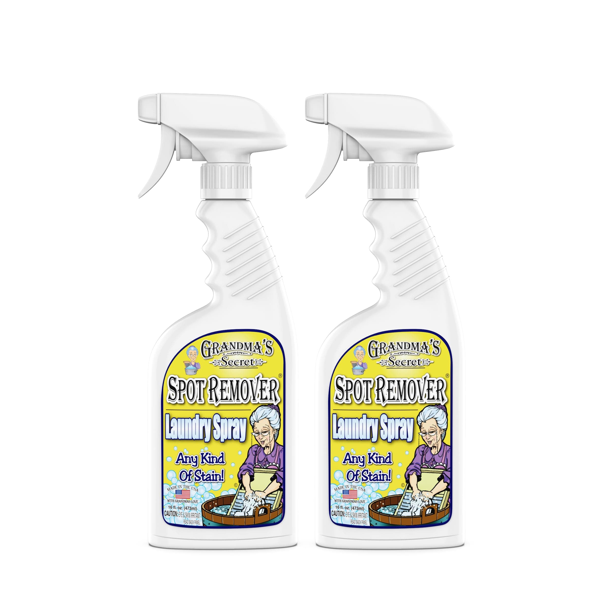 Grandma's Secret 7001 Spot Remover Laundry Spray, 2 Pack, 32 Oz