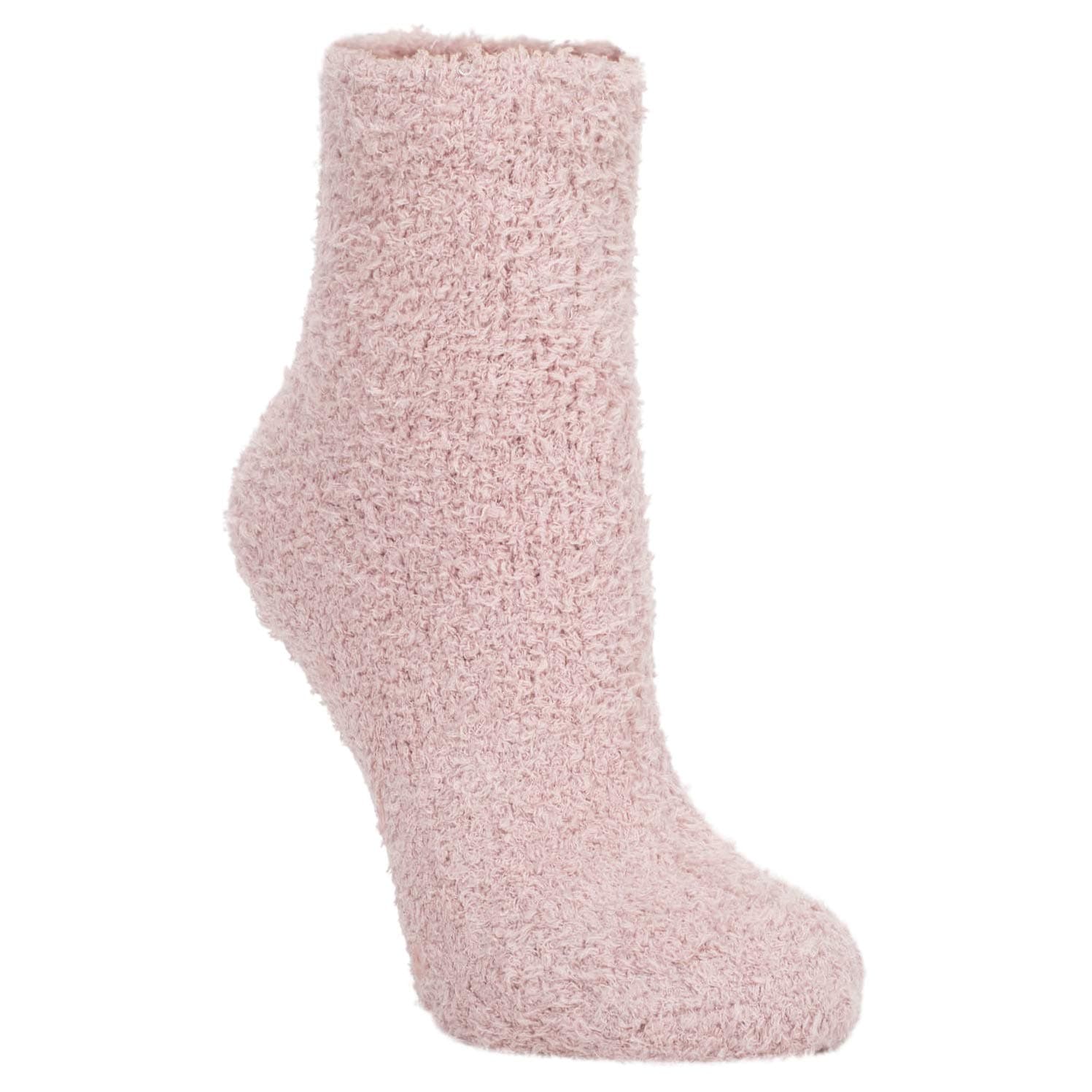 World's Softest Ultra-Soft Knit Comfort Quarter Length Cozy Socks with Grippers