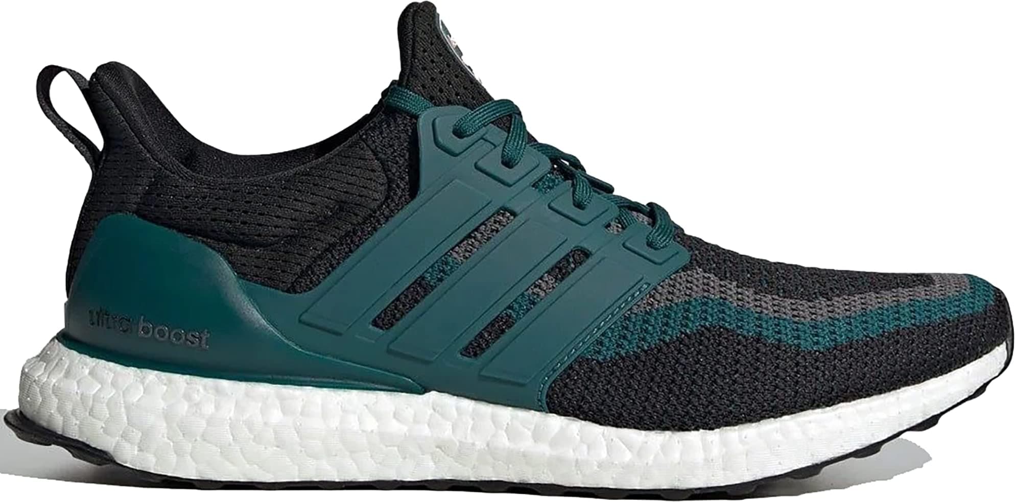 adidas Ultraboost DNA X Arsenal Trainers Sneakers Shoes FZ3621 Core Black/Rich Green/Light Flash Orange (Numeric_8)