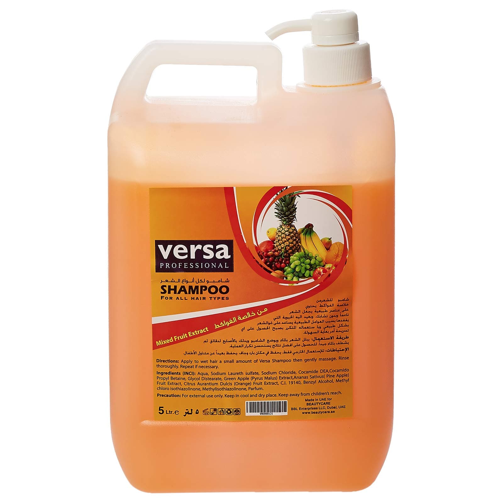 Hair Professional Mixed Fruit Extract Shampoo for Women, 5 Liter