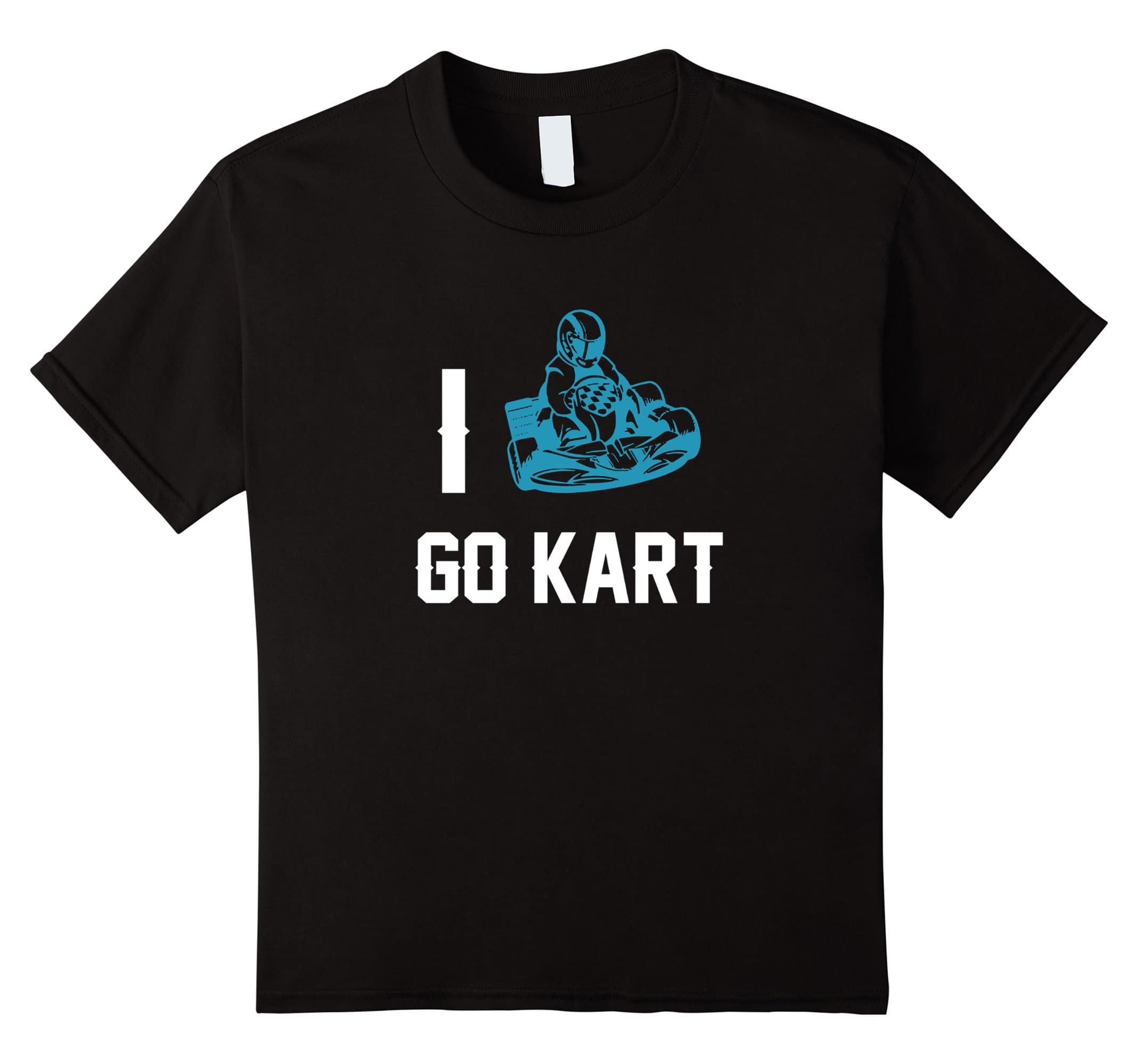 Kids I Go Kart Go Cart Racing Racer Gift Motorsports T-Shirt 12 Black