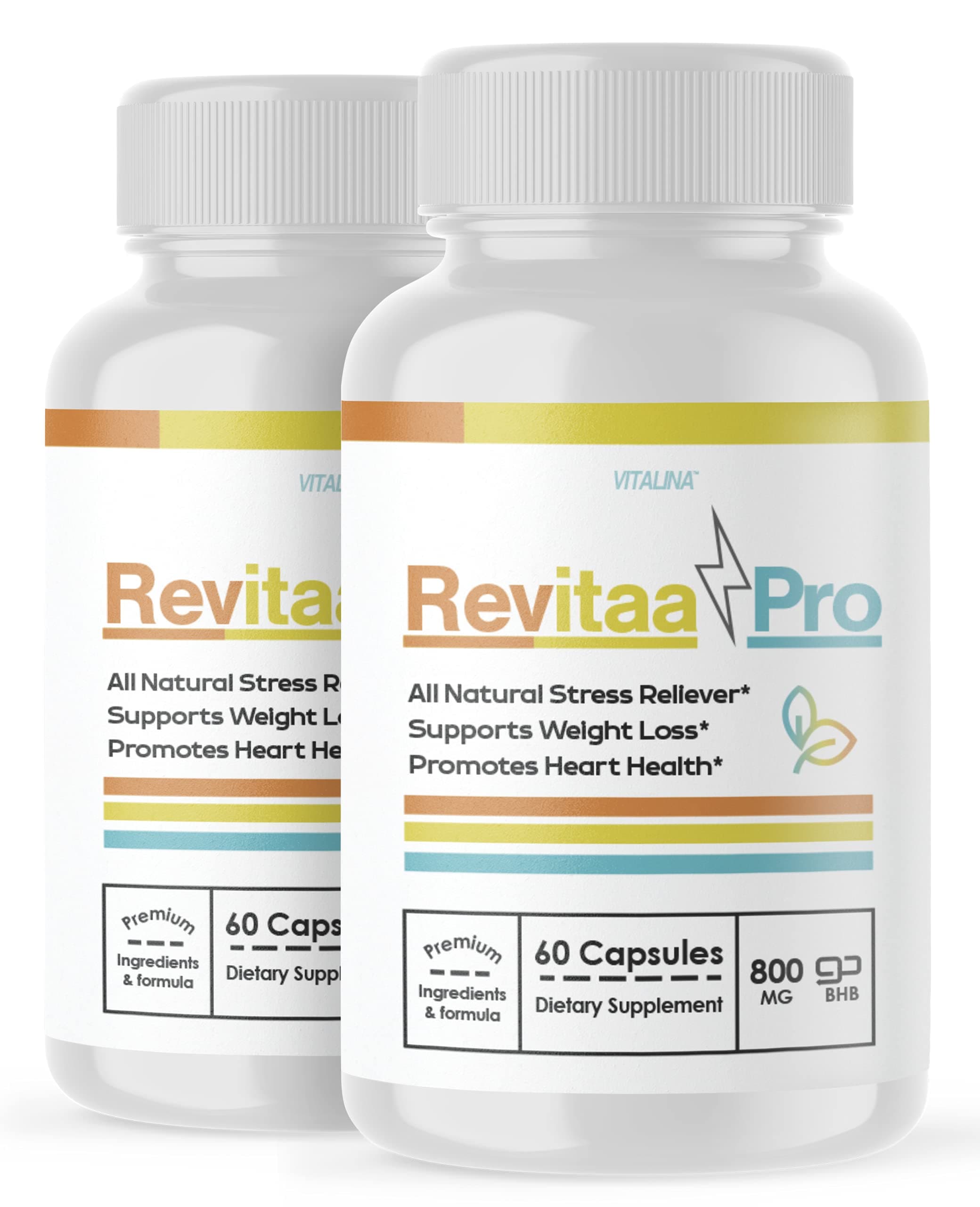 (2 Pack) Official Revitaa Pro, Advanced, for Men and Women, 60 Day Supply