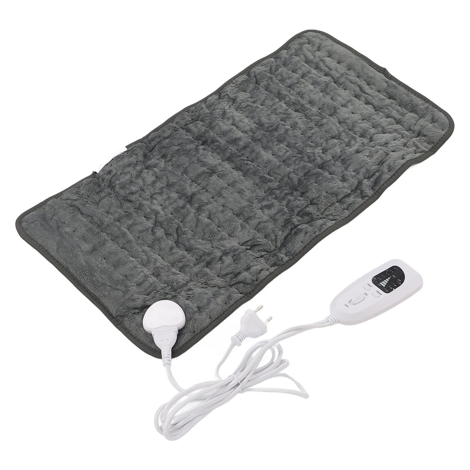 Electric Heating Pads,Electric Heating pad for Back/Shoulder/Neck/Leg Pain, Cramps and Arthritis Relief, Soft Plush Heating Pad with 6 Temperature Settings (220V,EU), Electric Heating Pads,Electr