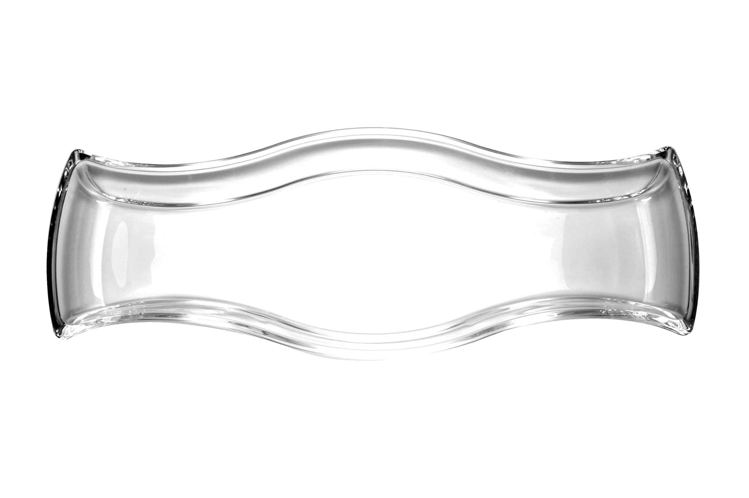 Walther Glass Winx Relish Platter, 16-Inch