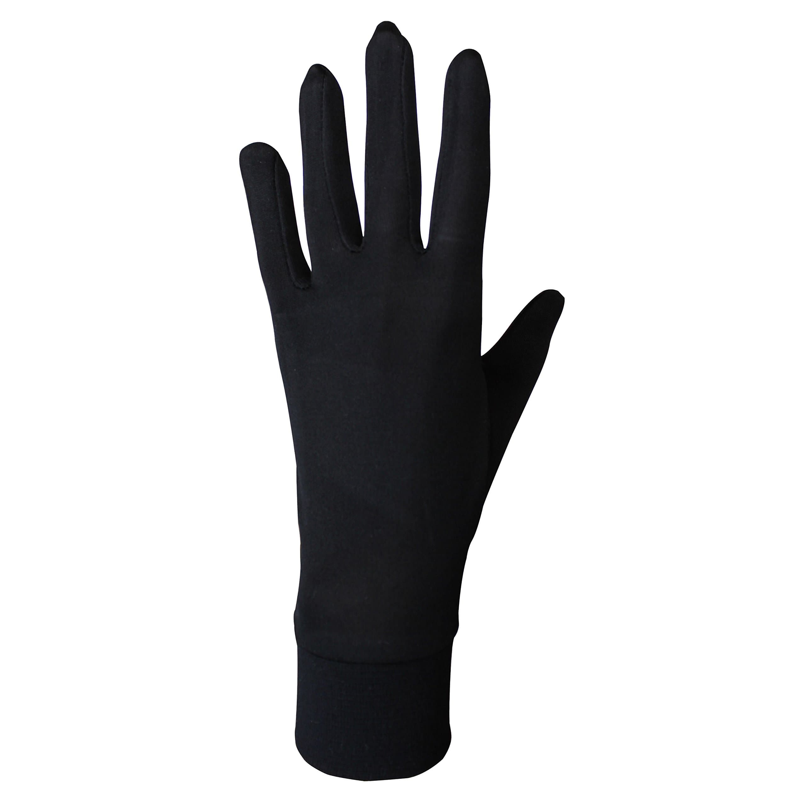 Pure Silk Gloves Thermal Liner Glove Inner Ski Bike Cycle Gloves (Small) 100gsm
