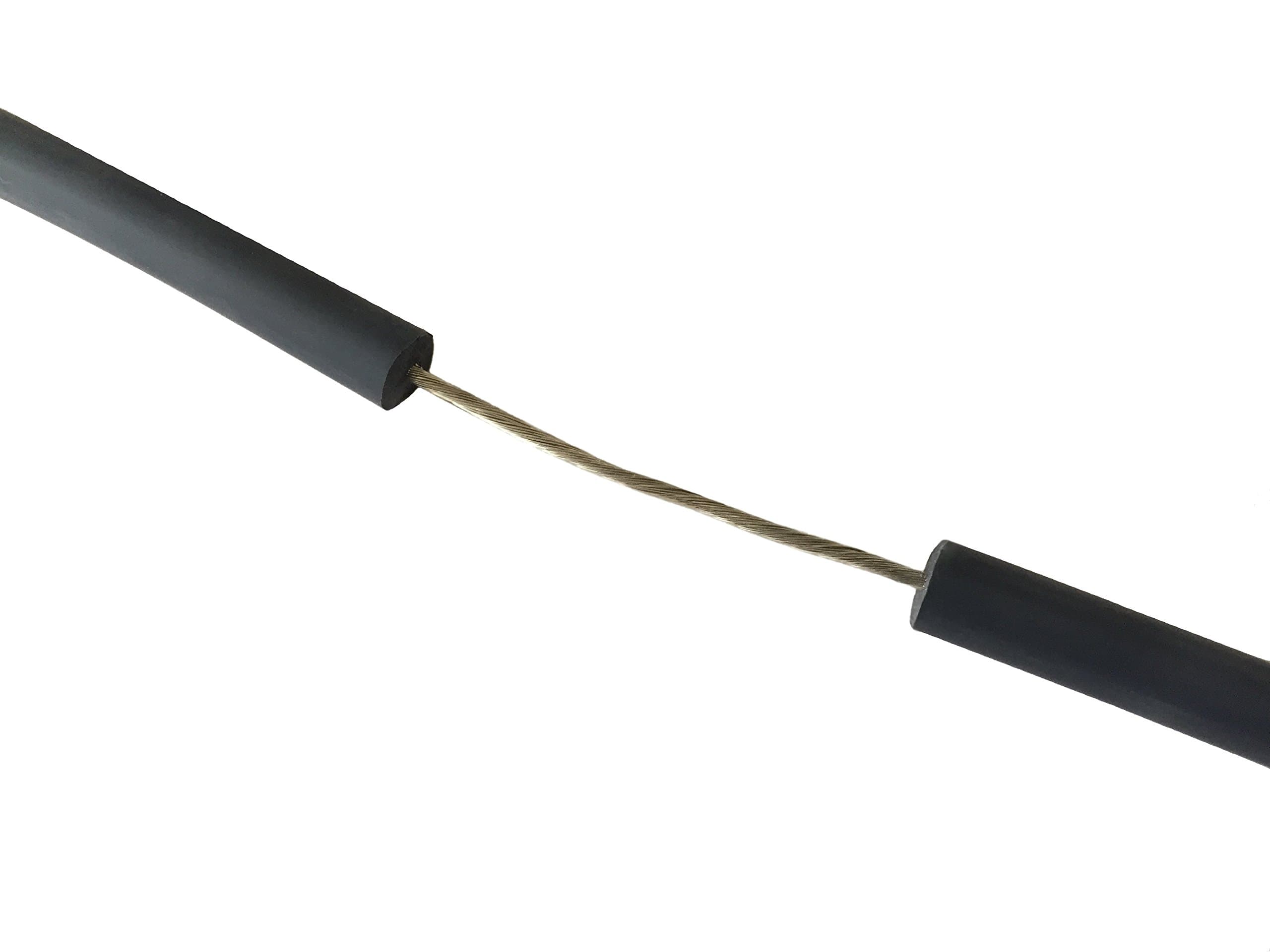 Rowe 50' Ft. R800 5kV DC 18AWG 16/30 Stranded Tin-Plated Copper High Voltage Silicone Wire, Black