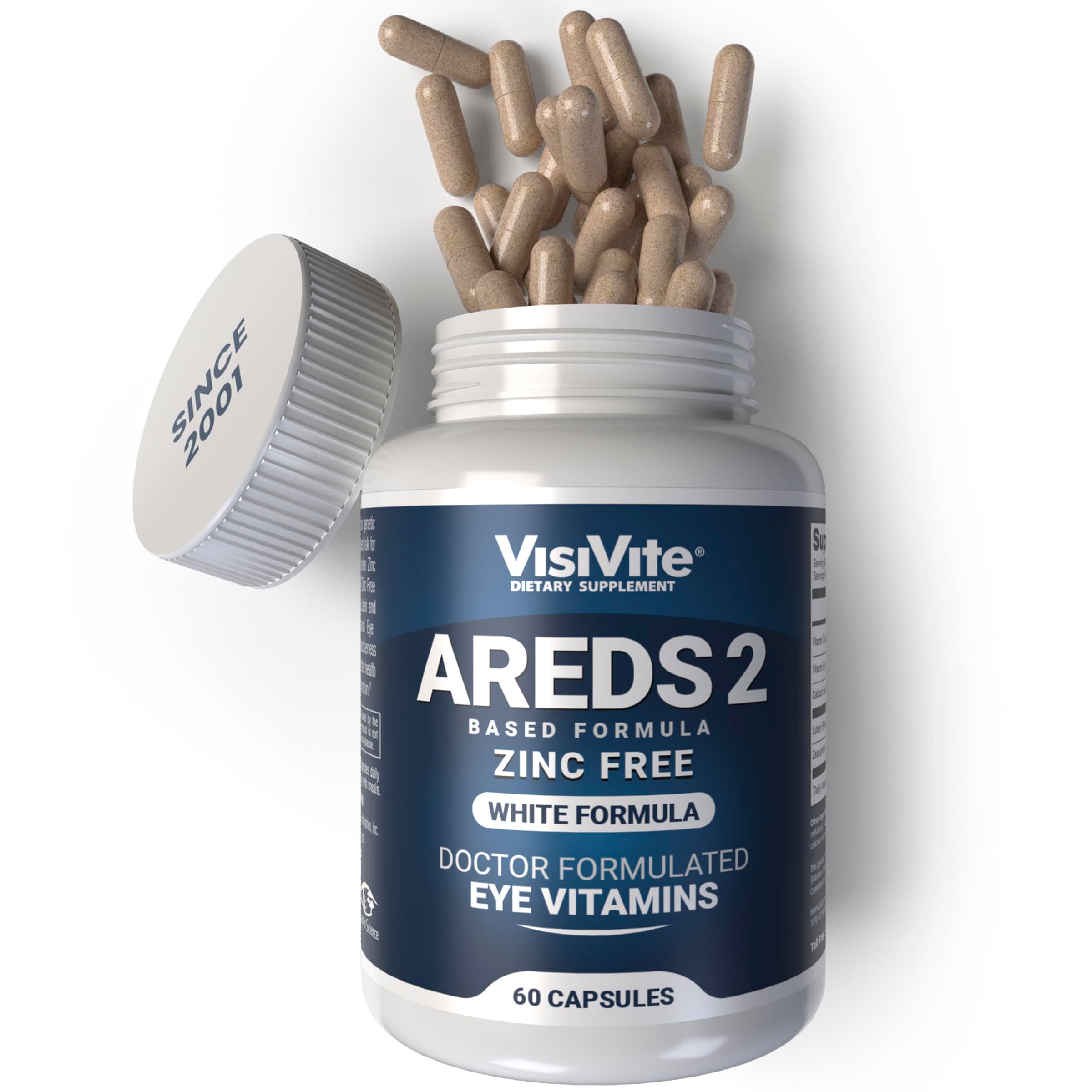 Co-Defense VisiVite AREDS 2 Zinc-Free White Formula