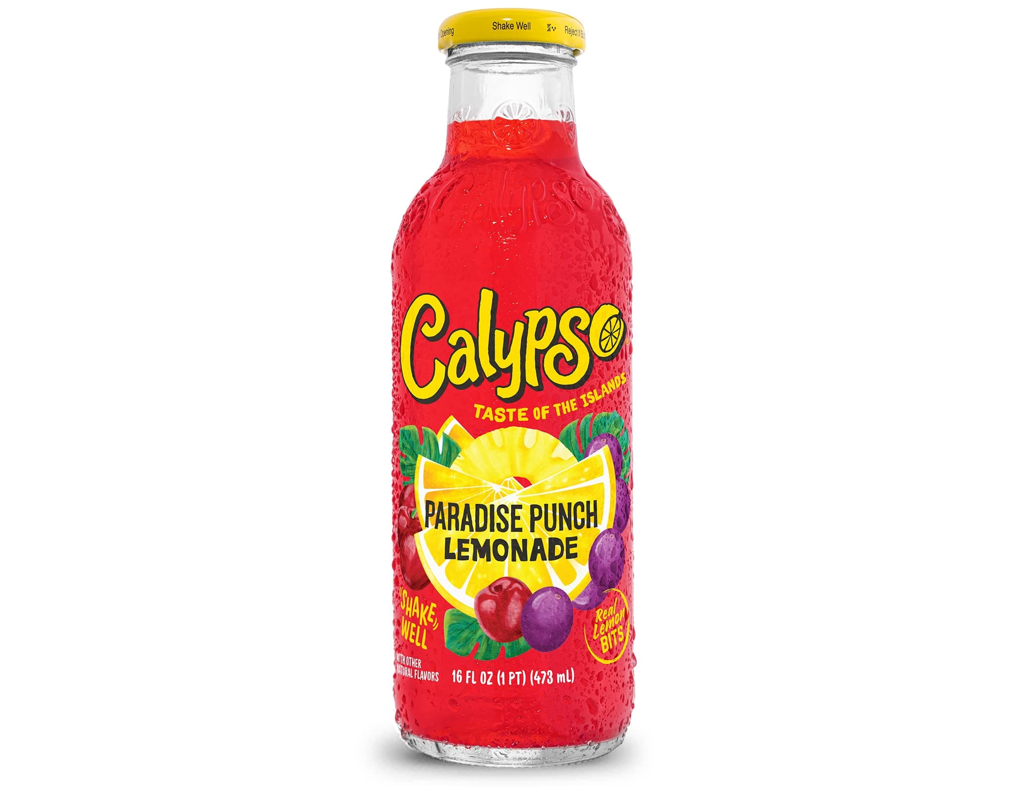 Calypso Paradise Punch Lemonade, 16.6 fl oz (473 ml) x 12 Bottles