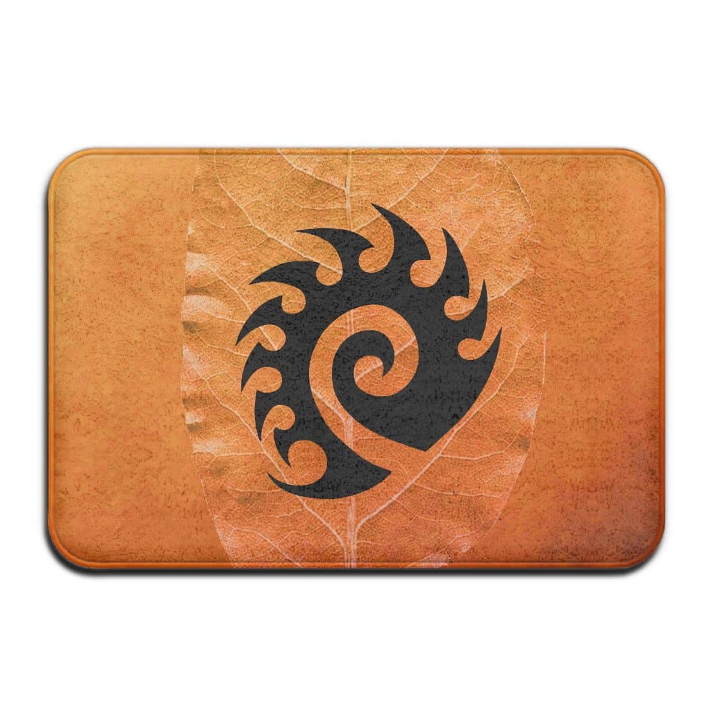 Starcraft Zerg Logo Non-slip Doormat 2416-inch White