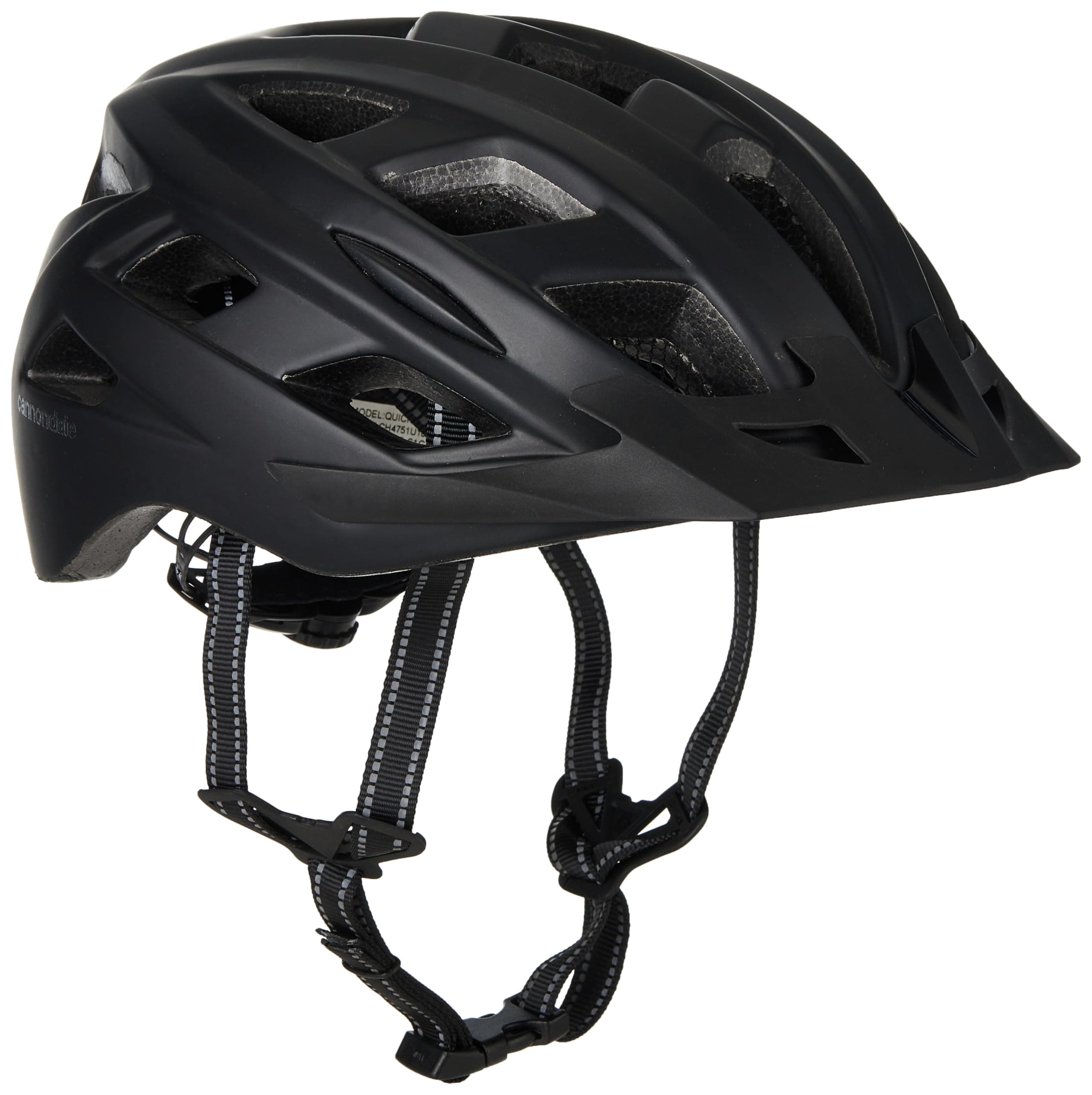 Quick Adult Bike Helmet – Sleek Lightweight Urban Cycling Helmet with 19 Air Vents & Easy-Fit System | Black | Large/X-Large