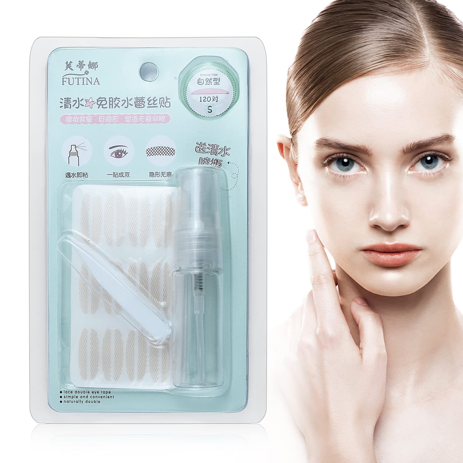 240Pcs Eyelid Tape, Eyelid Lift Strips Instant Eyelid Lift Tape Invisible Double Eyelid Lift Strips Natural Single Side Eyelid Tape without Surgery Perfect for Hooded Eyes Uneven Mono-Eyelids Slim