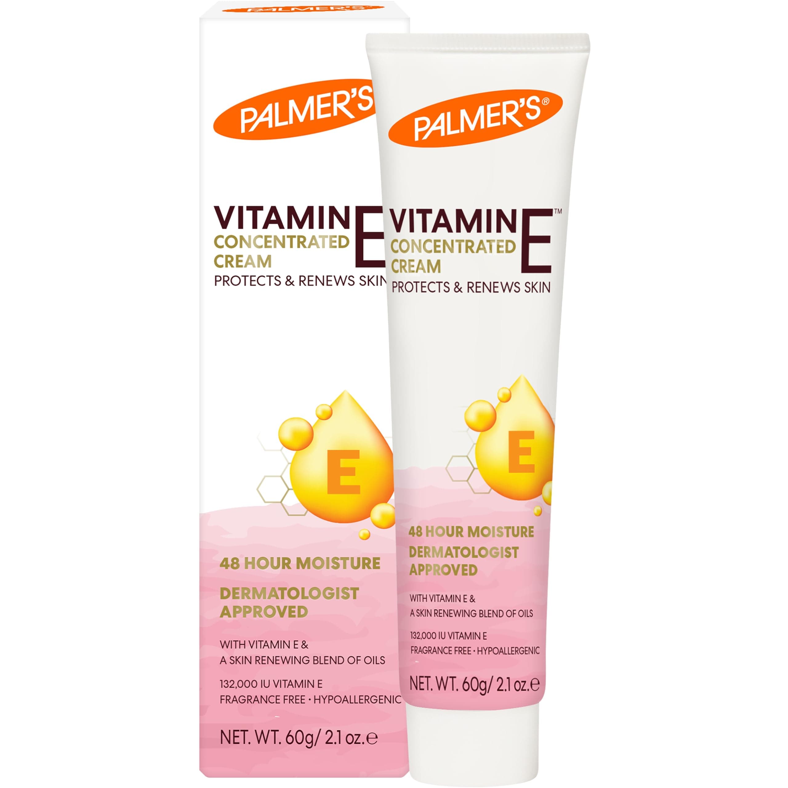 Palmer's Natural Vitamin E Concentrated Cream, 2.1 Ounce