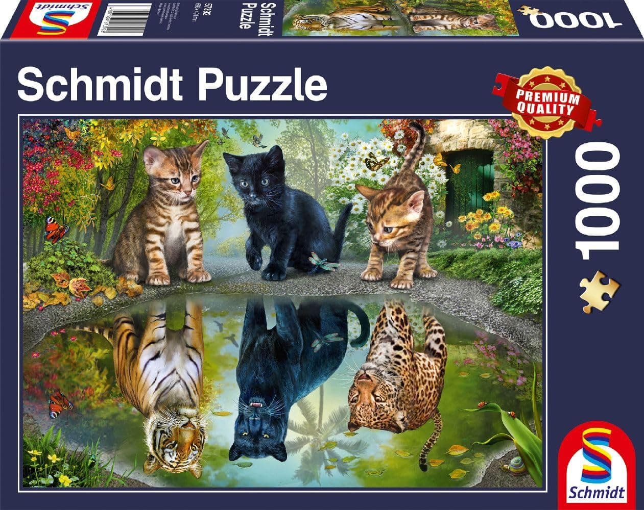 Schmidt Spiele 57392 Dream Big Cats 1000 Piece Jigsaw Puzzle
