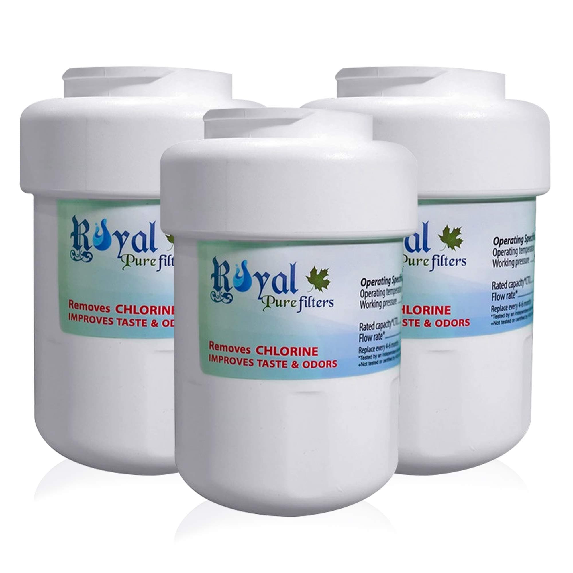 RPF-MWF Replacement water filter for GE MWF, WF287, 46-9991,EFF-6013A,46-9905, by Royal Pure Filters(3Pack)