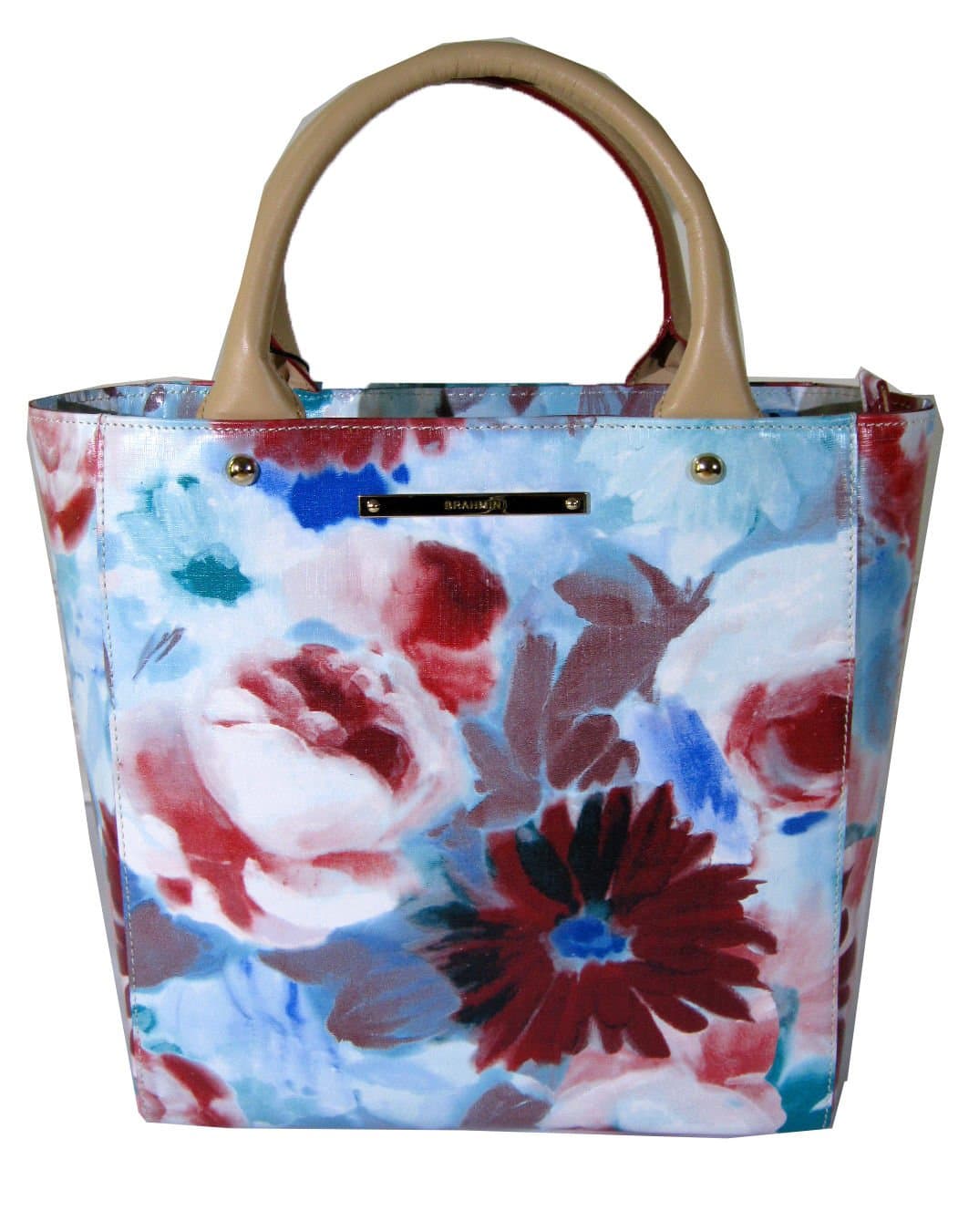 BRAHMIN Harrison Carryall Tote Tourquoise Margaux