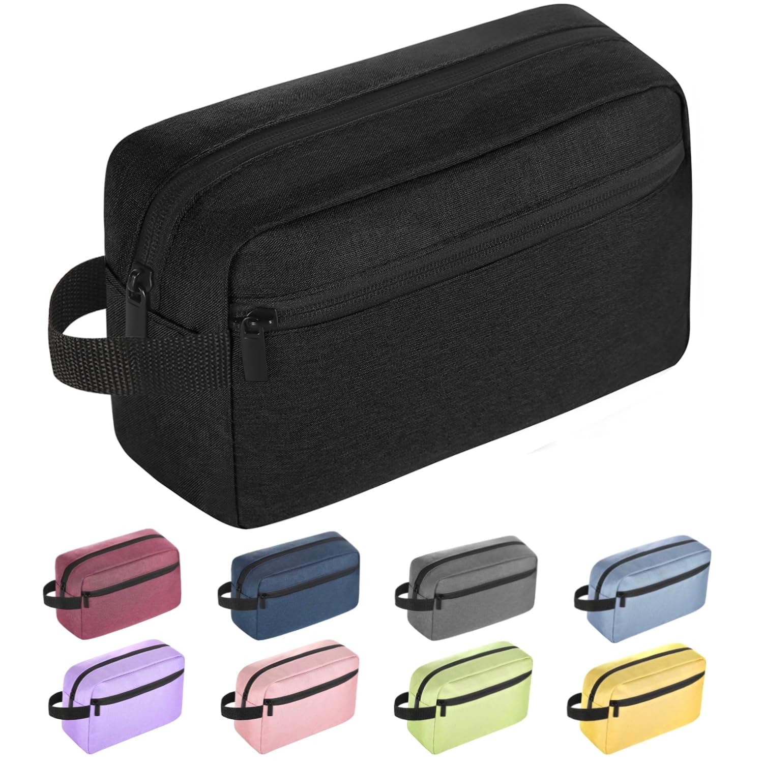 Travel Toiletry bag Toiletry bag for women men Hanging toiletry bag Cosmetic bag Travel accessories for Women Men (Black)