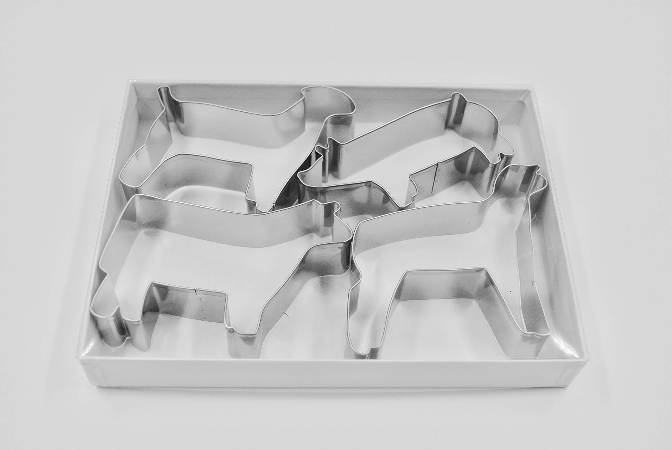 Livestock Farm Animal Cookie Cutter Set Petite Size Cow Pig Goat Sheep