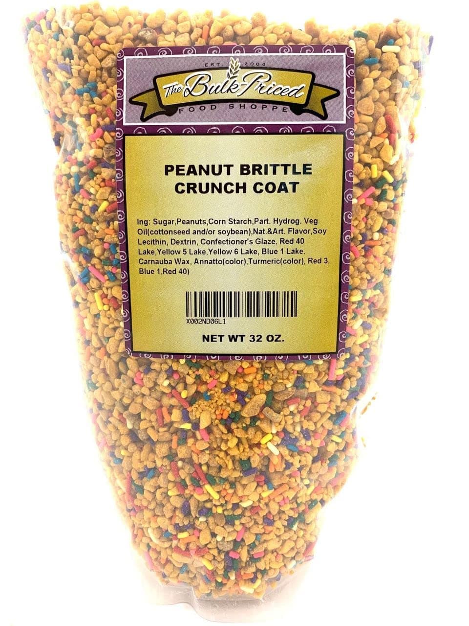 The Bulk-Priced Food Shoppe Peanut Brittle Crunch Coat Ice Cream Topping (2 lb. Resealable Zip Lock Stand Up Bag)