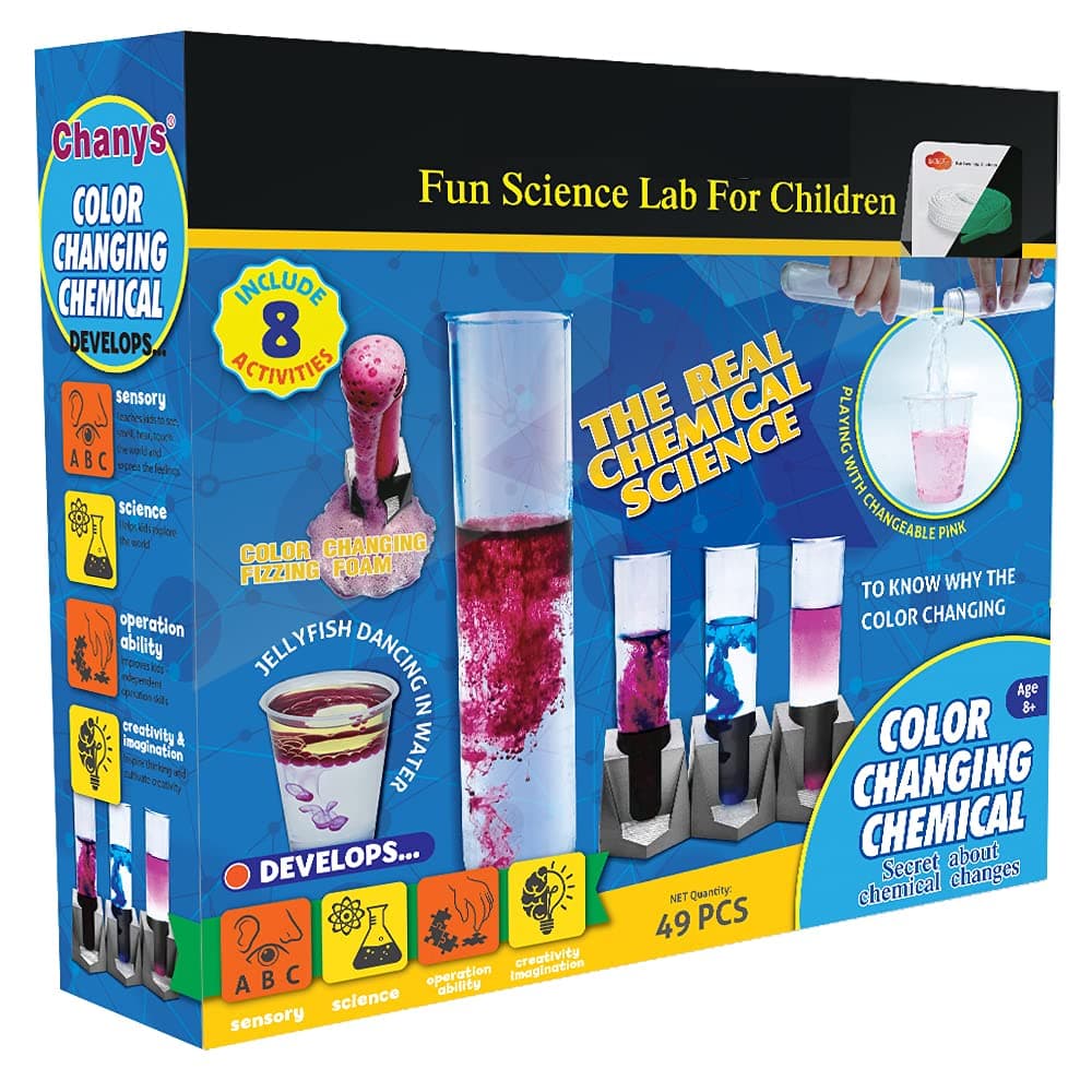Chanys Science Kit for Kids Chemistry Set for Boys and Girls Educational and Fun Learning Toys