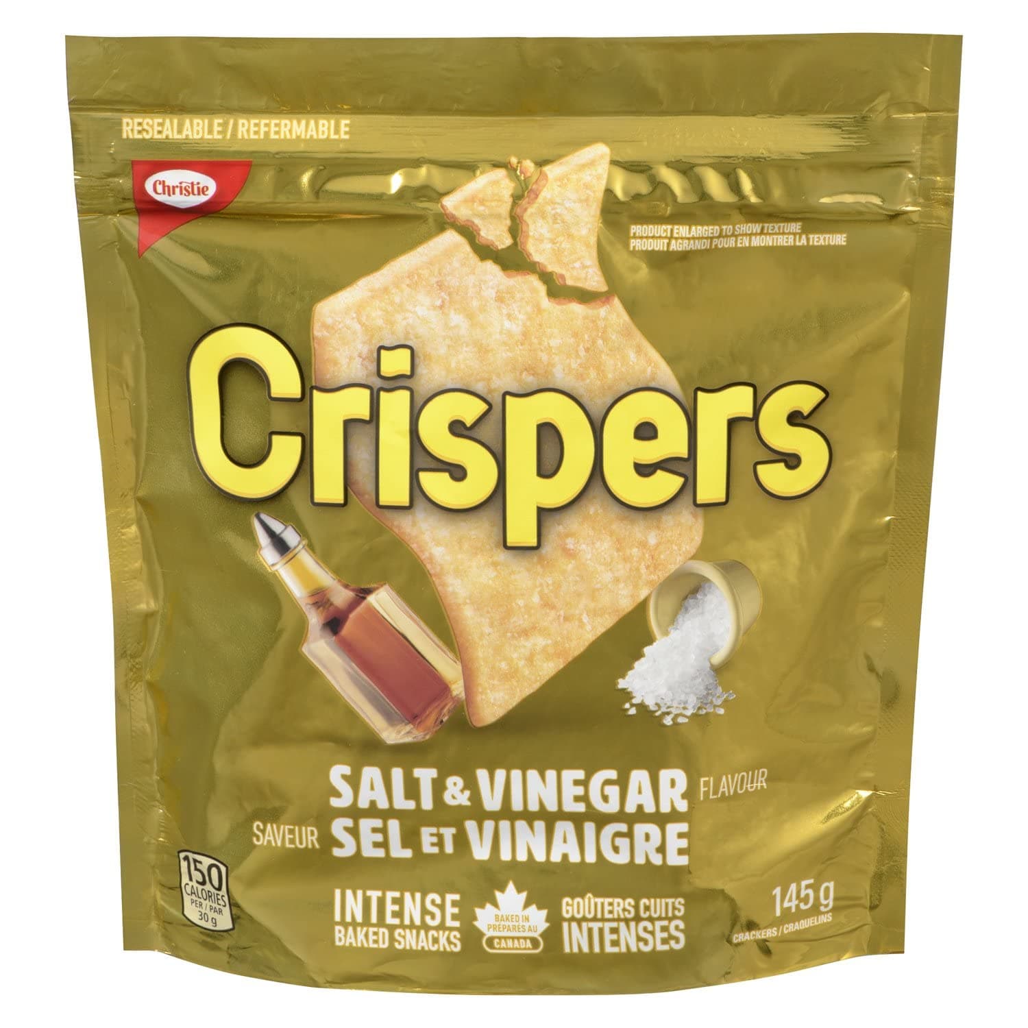 Crispers Christie Salt and Vinegar, 145g