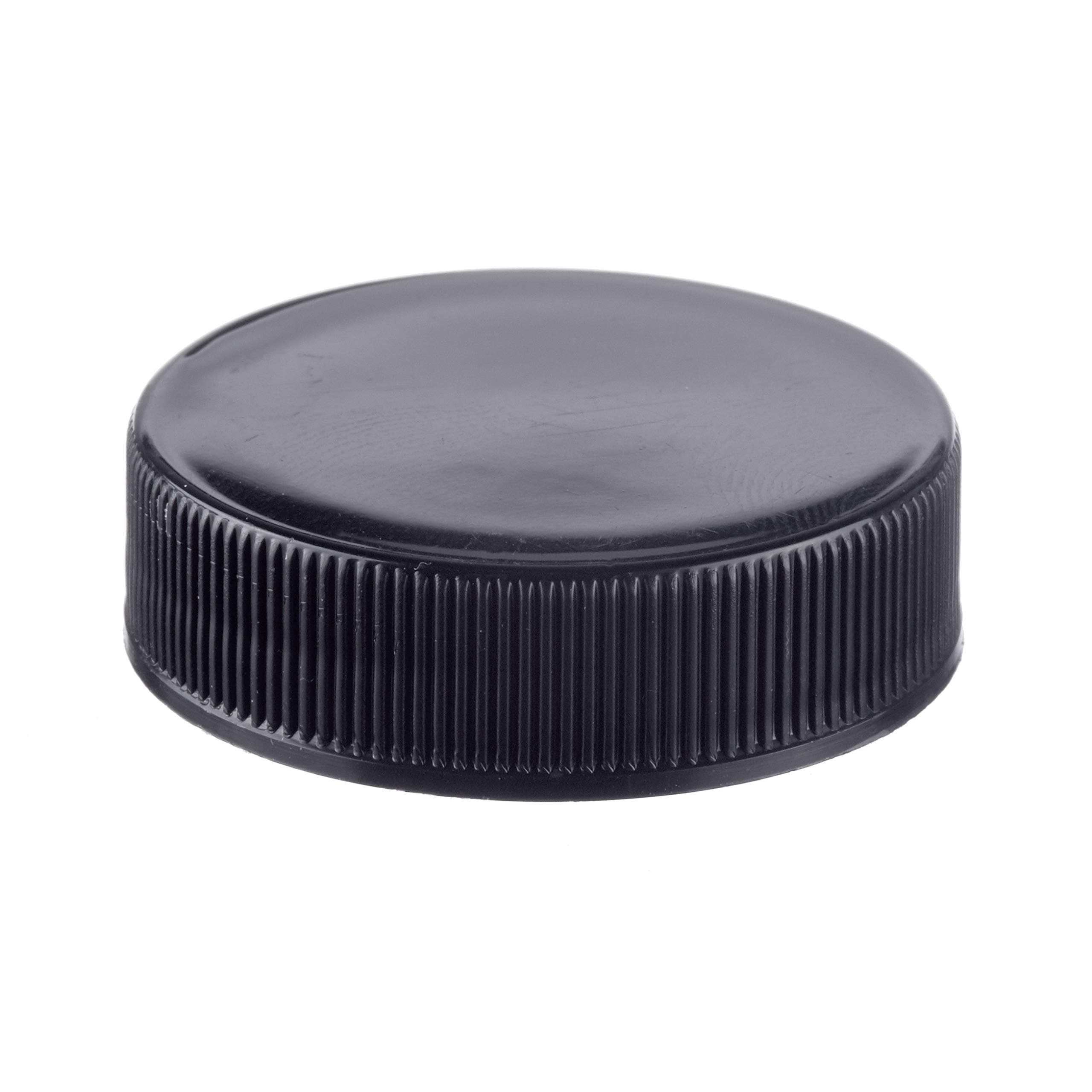 Consolidated Plastics 41088 Black Cap with F217 Liner, Polypropylene, 38 mm, 38-400 Finish, 12 Piece