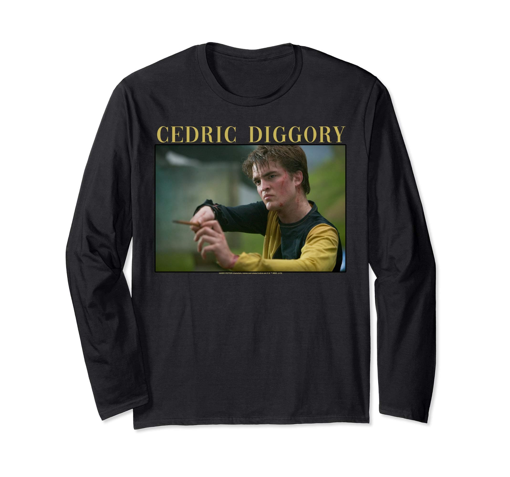 Harry Potter Cedric Diggory Wand Portrait Long Sleeve T-Shirt