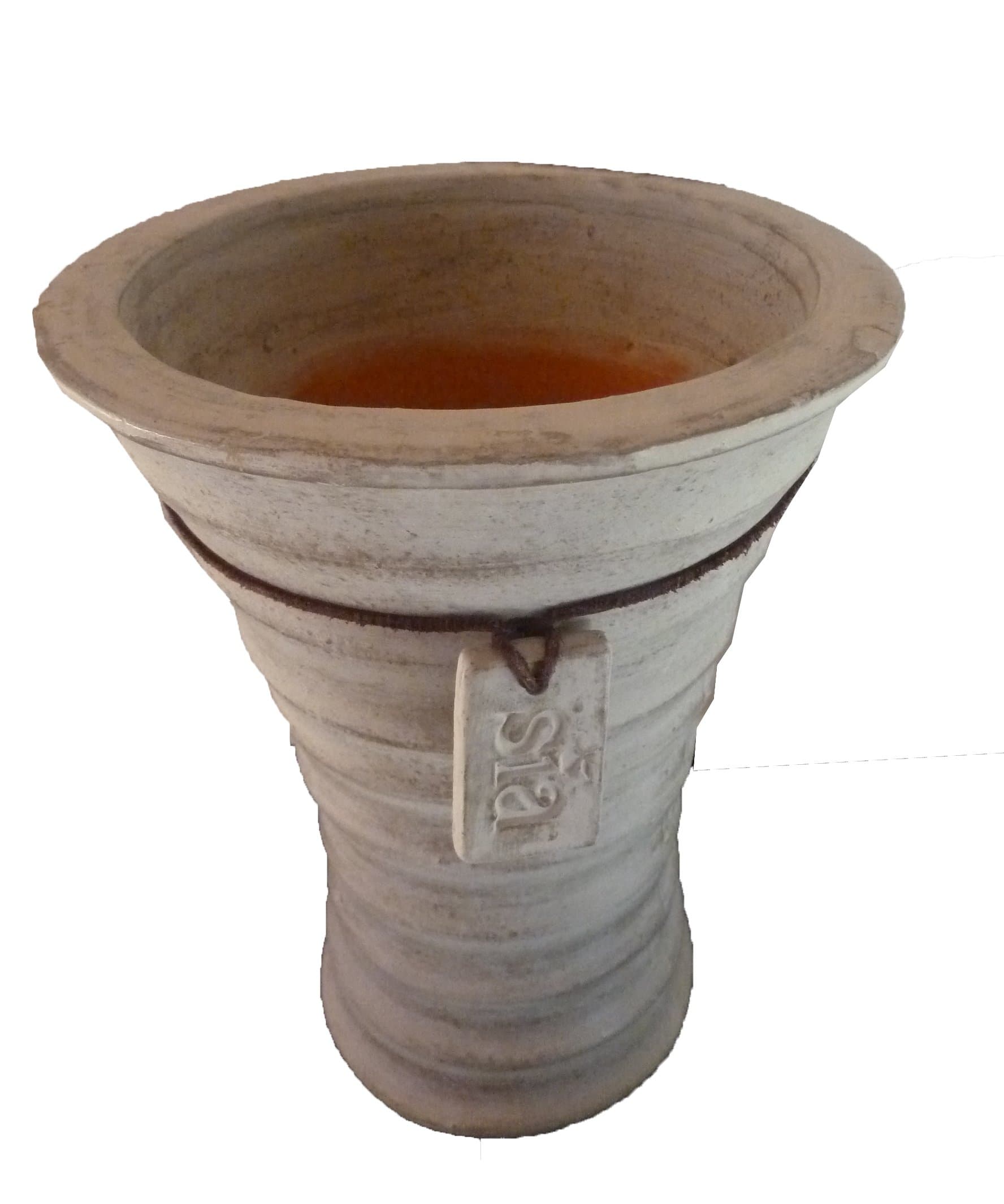 Home Fashion 10-Inch High Ringed Vase