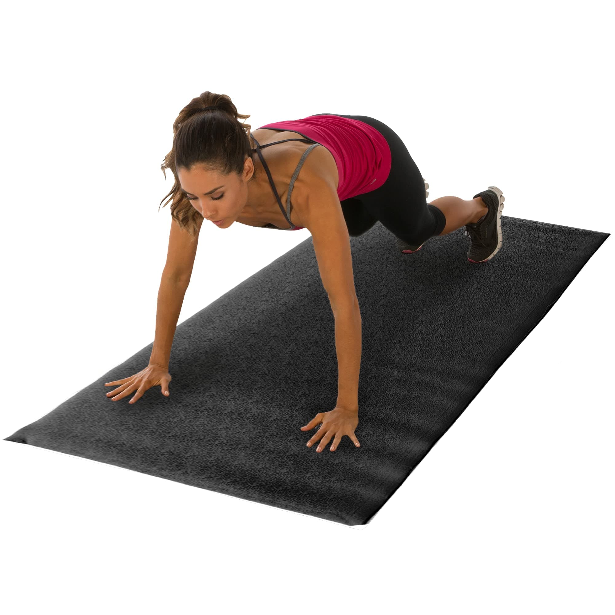 FITNESS REALITY Water Resistant, Floor Protection, Noise Reduction Equipment and Exercise Mat