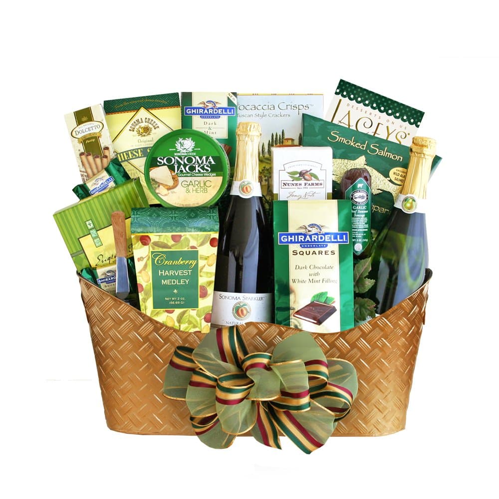 California Delicious Golden Cider Gift Basket