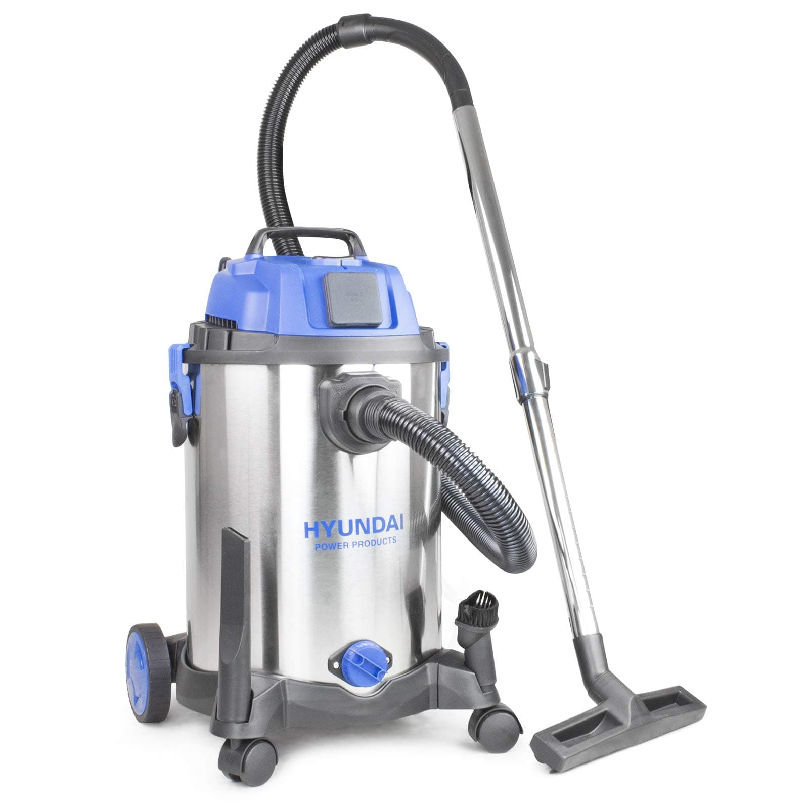 1400W 30L 3-In-1 Wet and Dry Electric Vacuum Cleaner HEPA type Filtration 1400W, Industrial Vacuum Cleaner, 4.5m Cable & 19kpa Suction Power Carpet Upholstery Cleaner