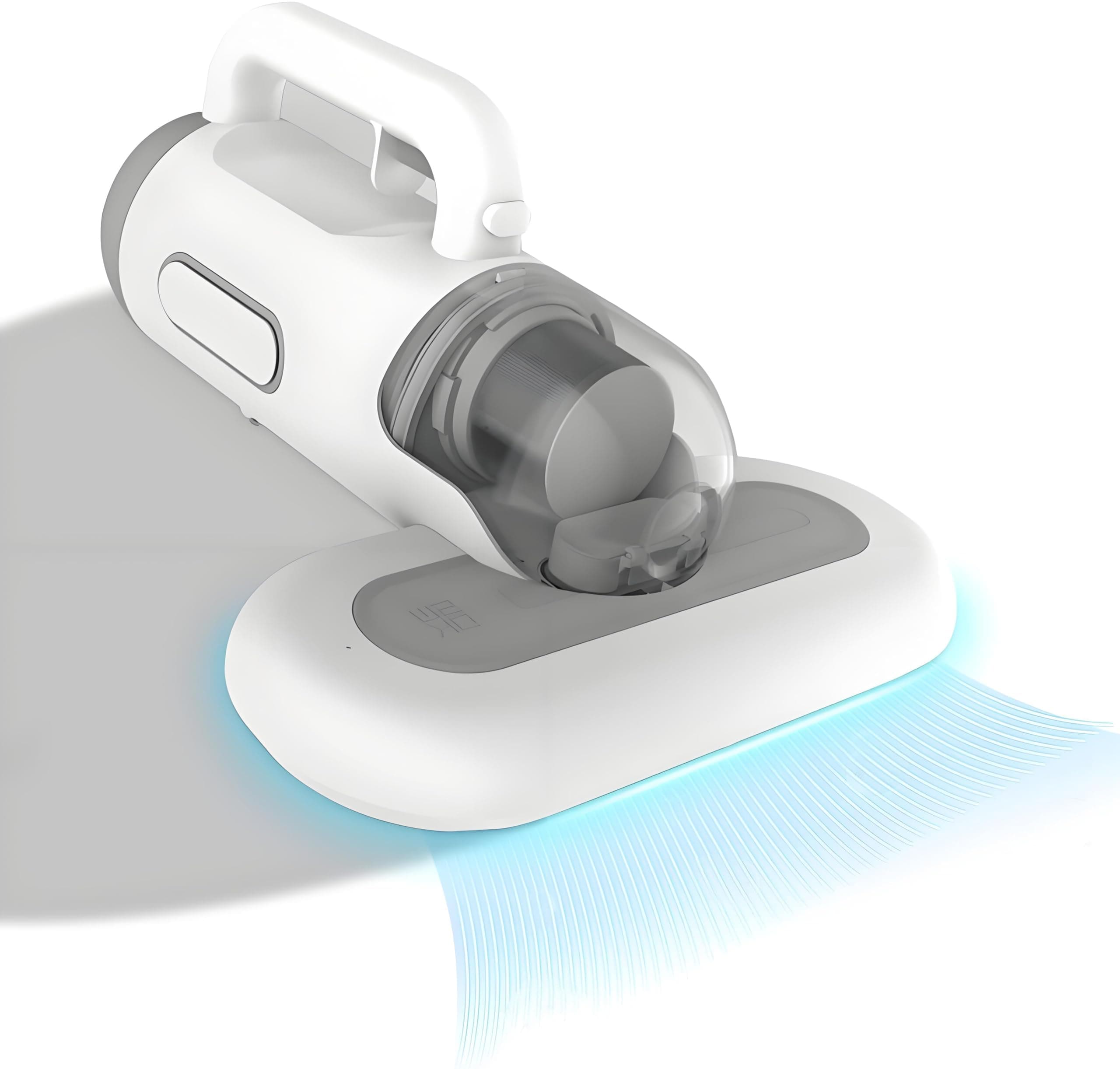 Portable Bed Vacuum Cleaner Cordless Rechargeable Professional Mattress Vacuum Cleaner Powerful Suction Handheld Deep Cleaner for Bed Sheet Carpet Fabric Sofa Vacuum Cleaning with Charging Dock