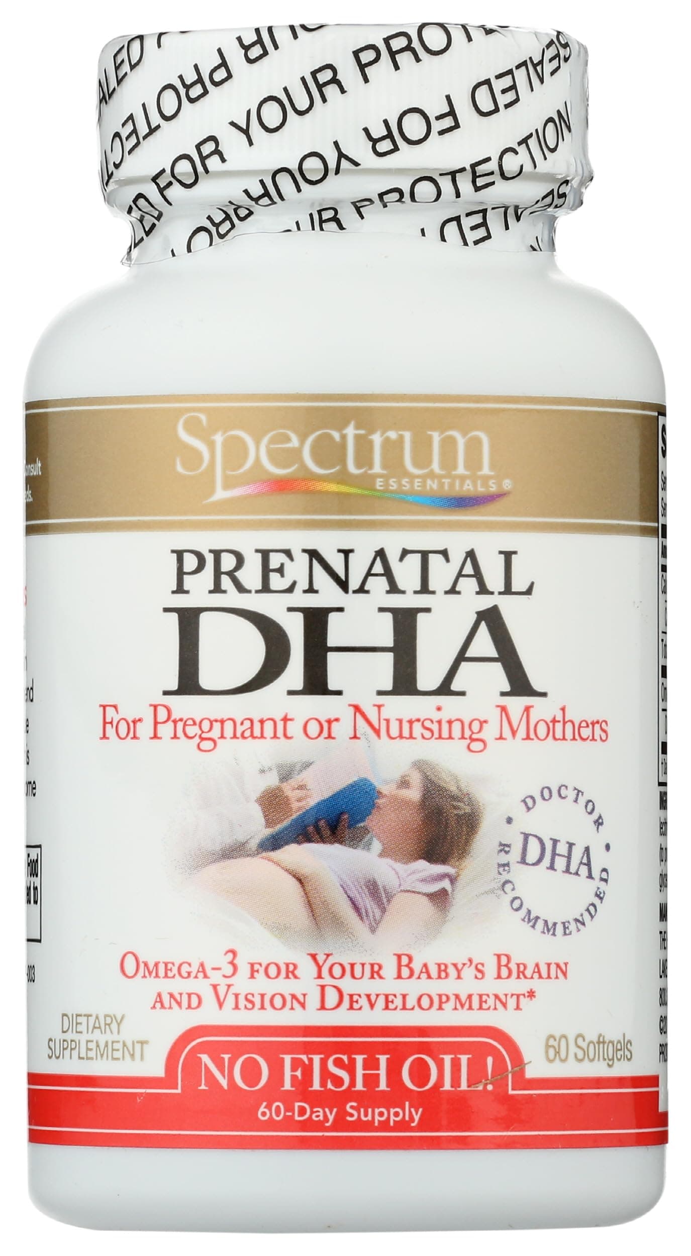 Spectrum Essentials Prenatal DHA Softgels, 200 mg, 60 Count