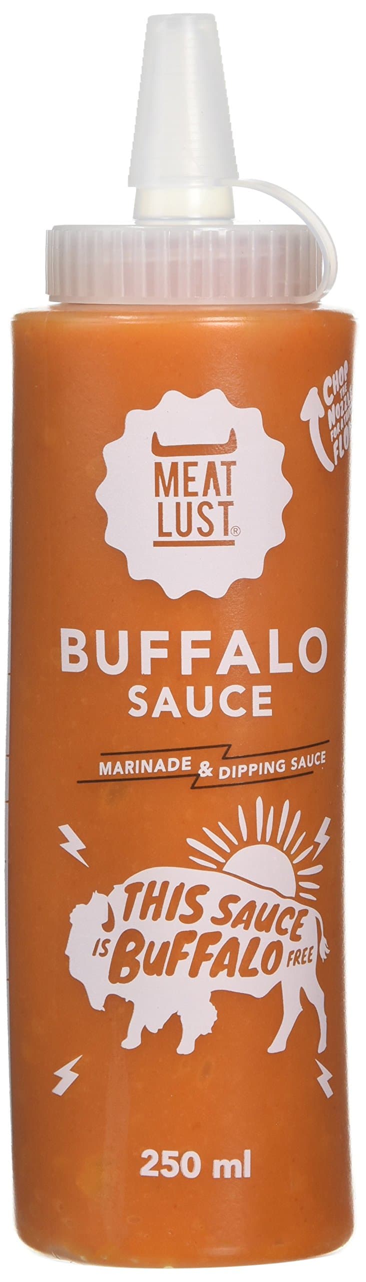 Meat Lust Buffalo Sauce 250 ml (Pack of 6) (Packaging may differ)