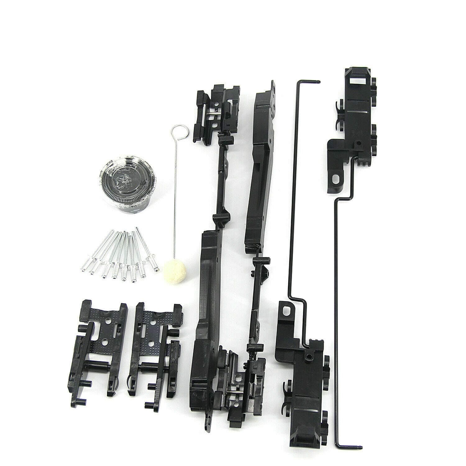 Sunroof Track Assembly Repair Kit fit for Chevrolet Silverado Crew CAB 2007-2014 (2008 2009 2010 2011 2012 2013 Years Included)